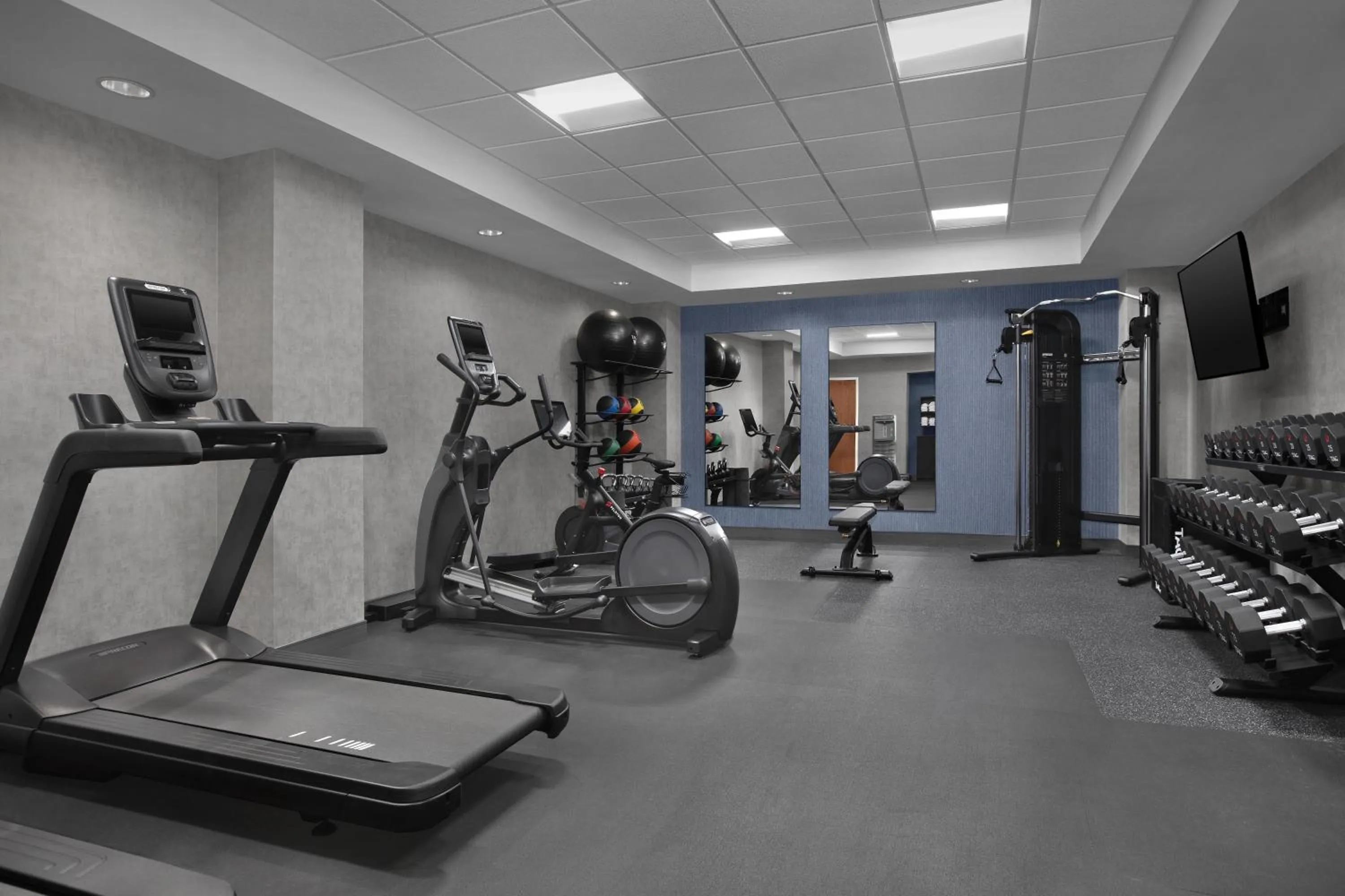 Fitness centre/facilities in Homewood Suites by Hilton Ft. Worth-North at Fossil Creek