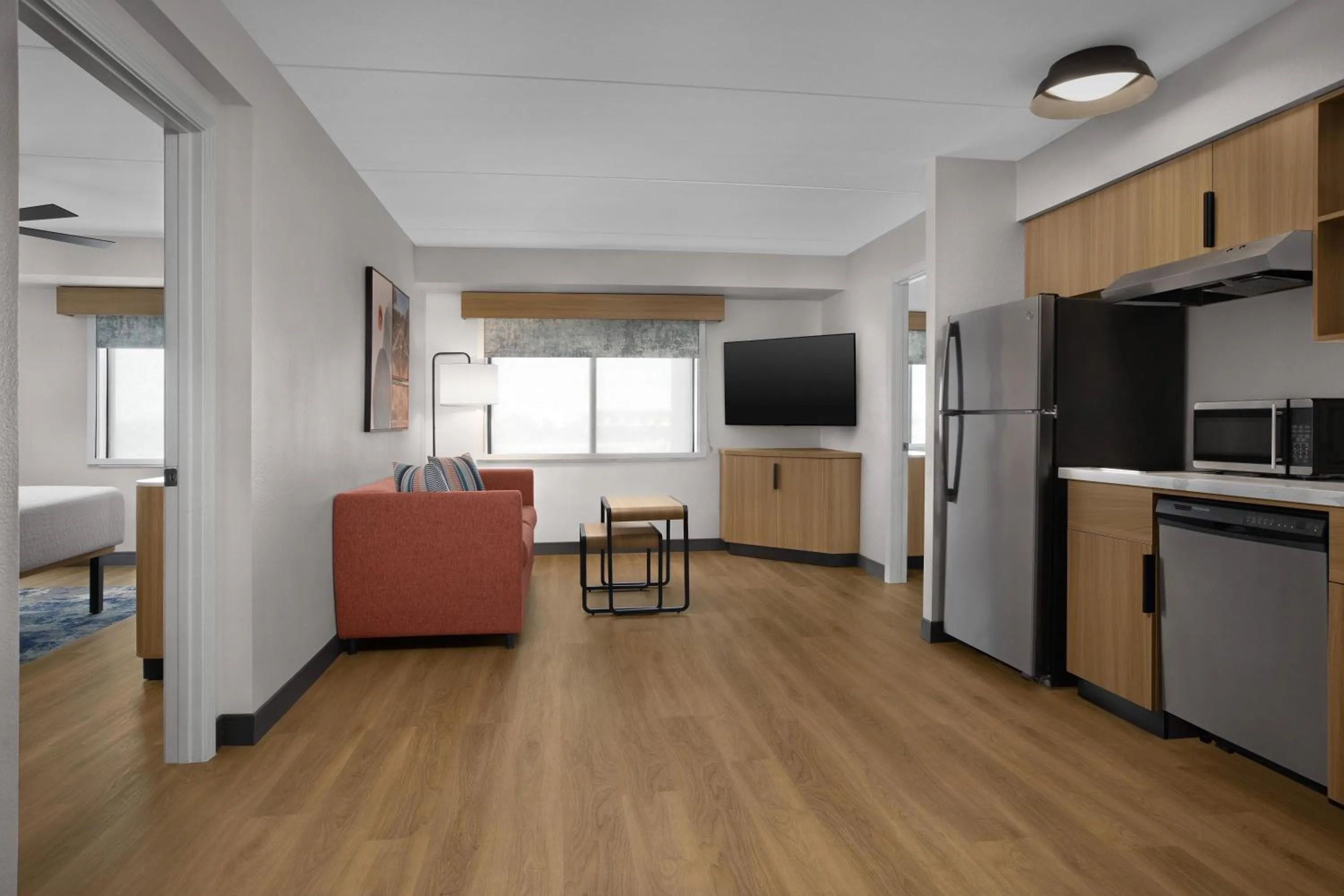 Kitchen or kitchenette in Homewood Suites by Hilton Ft. Worth-North at Fossil Creek