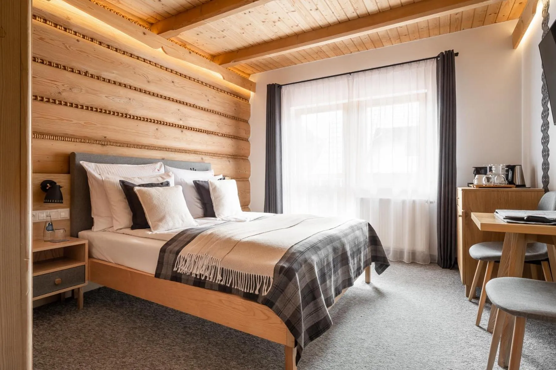 Bed in Willa Malinowa