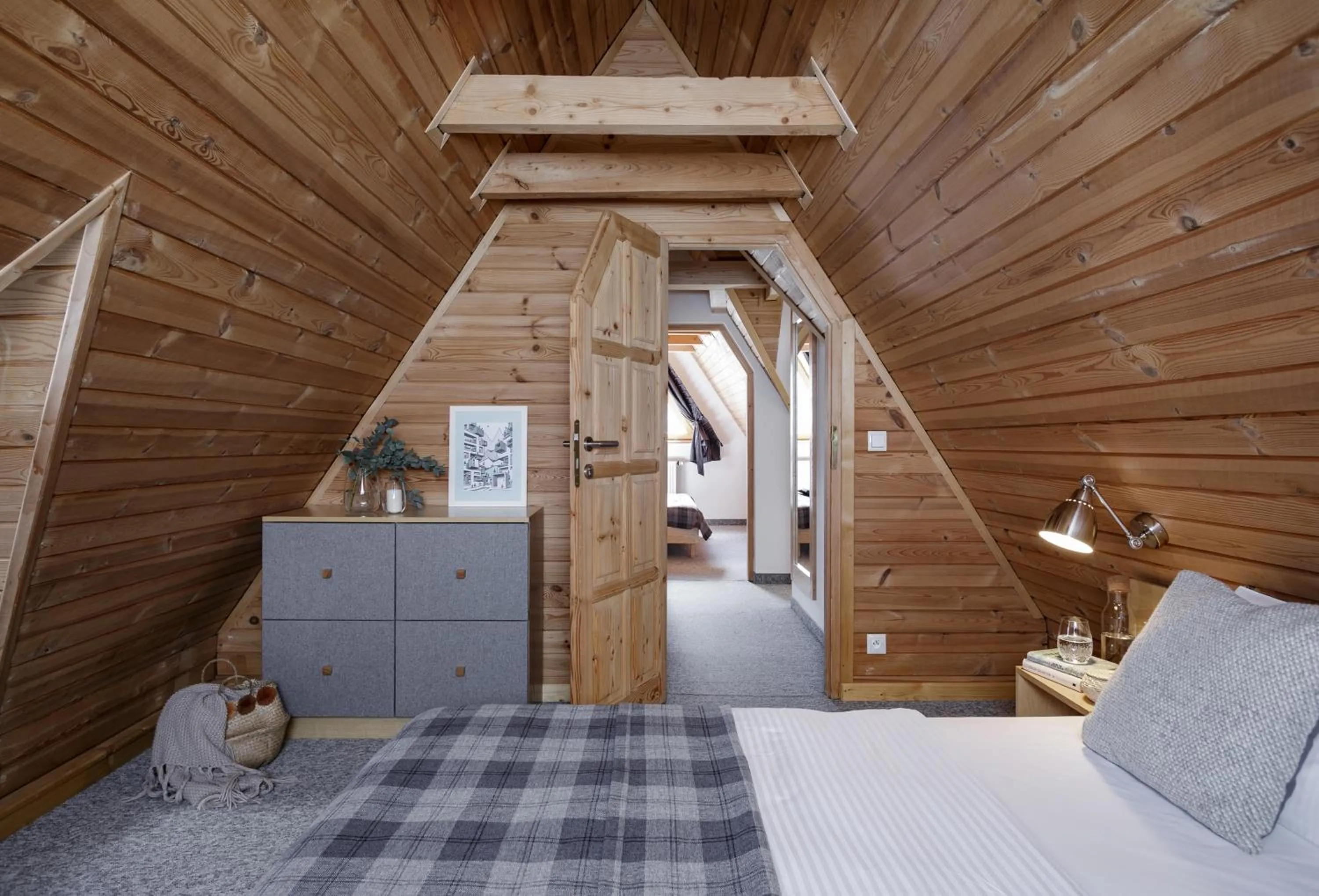 Bed in Willa Malinowa