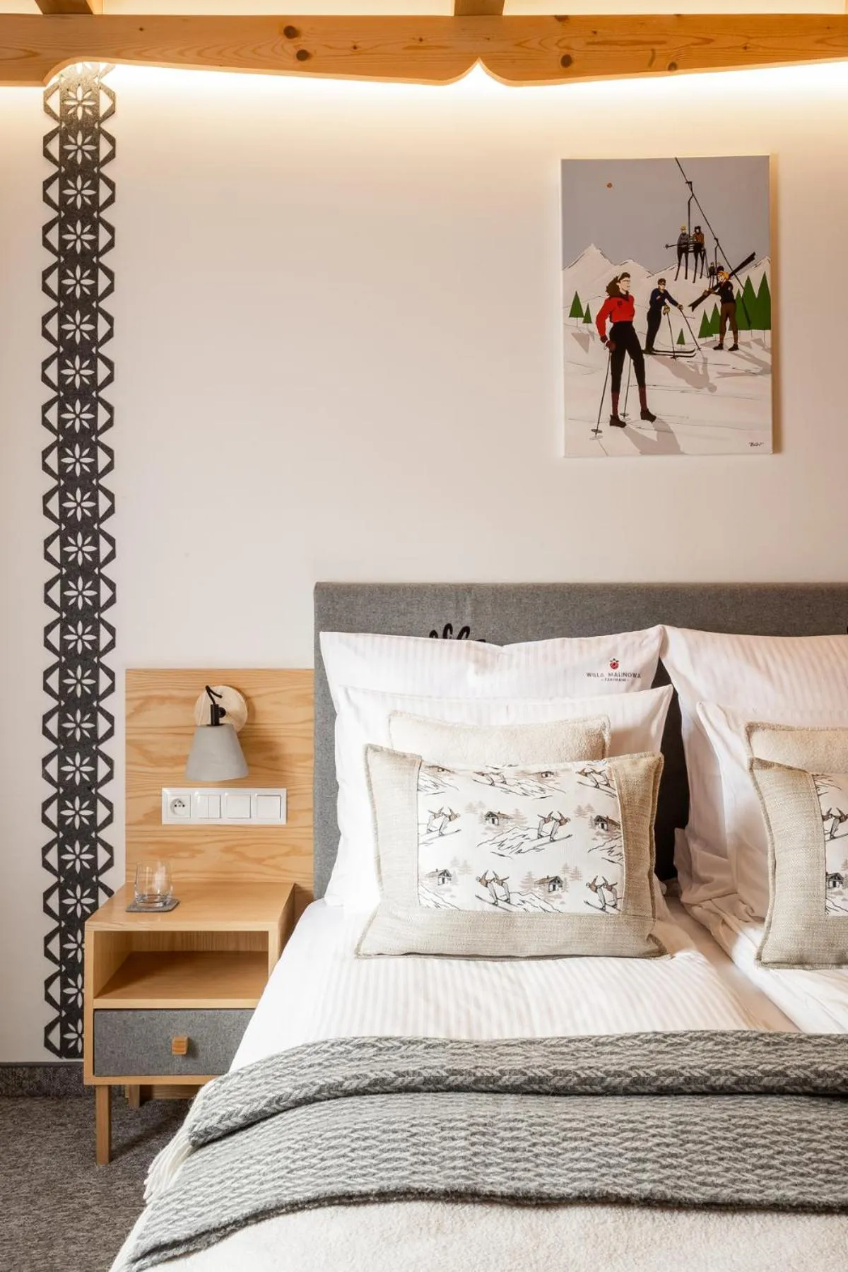 Bed in Willa Malinowa