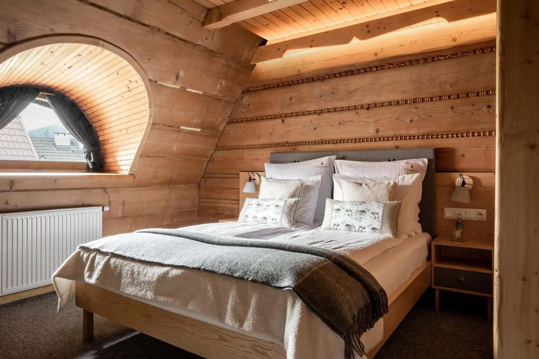 Bed in Willa Malinowa