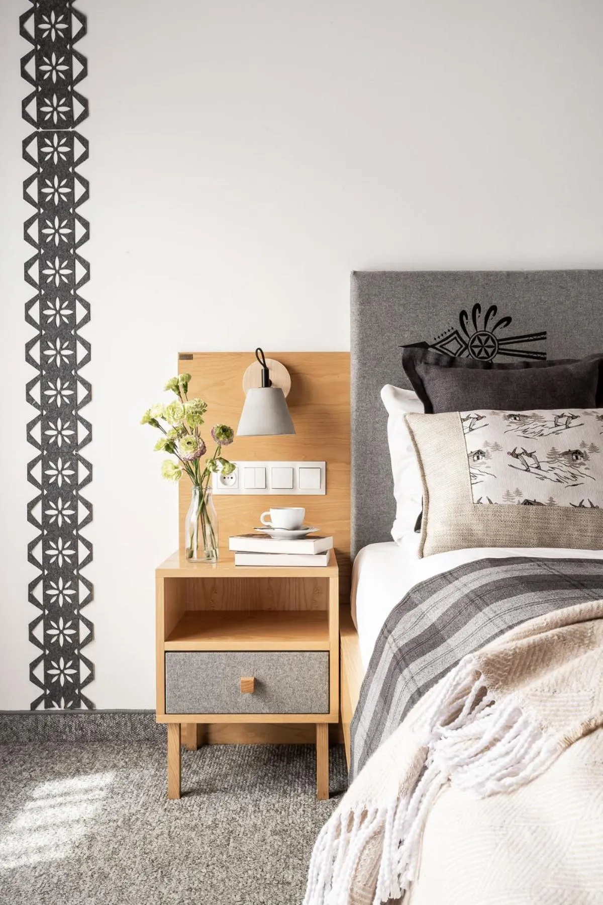 Bedroom, Bed in Willa Malinowa