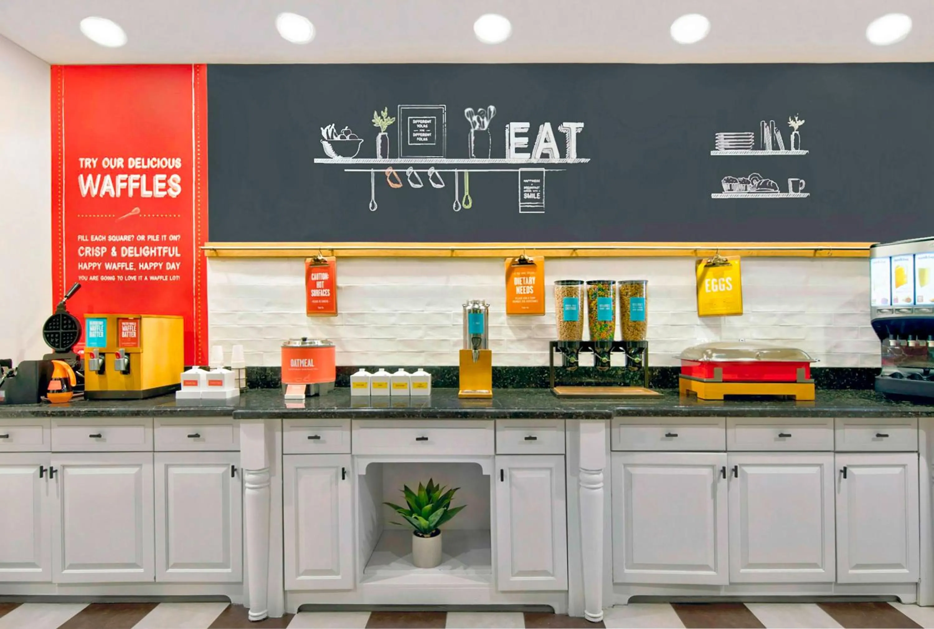 Breakfast in Hampton Inn Ft Lauderdale Airport North Cruise Port