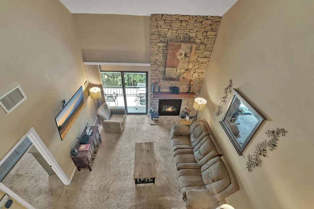 Living room in Park Place Condos