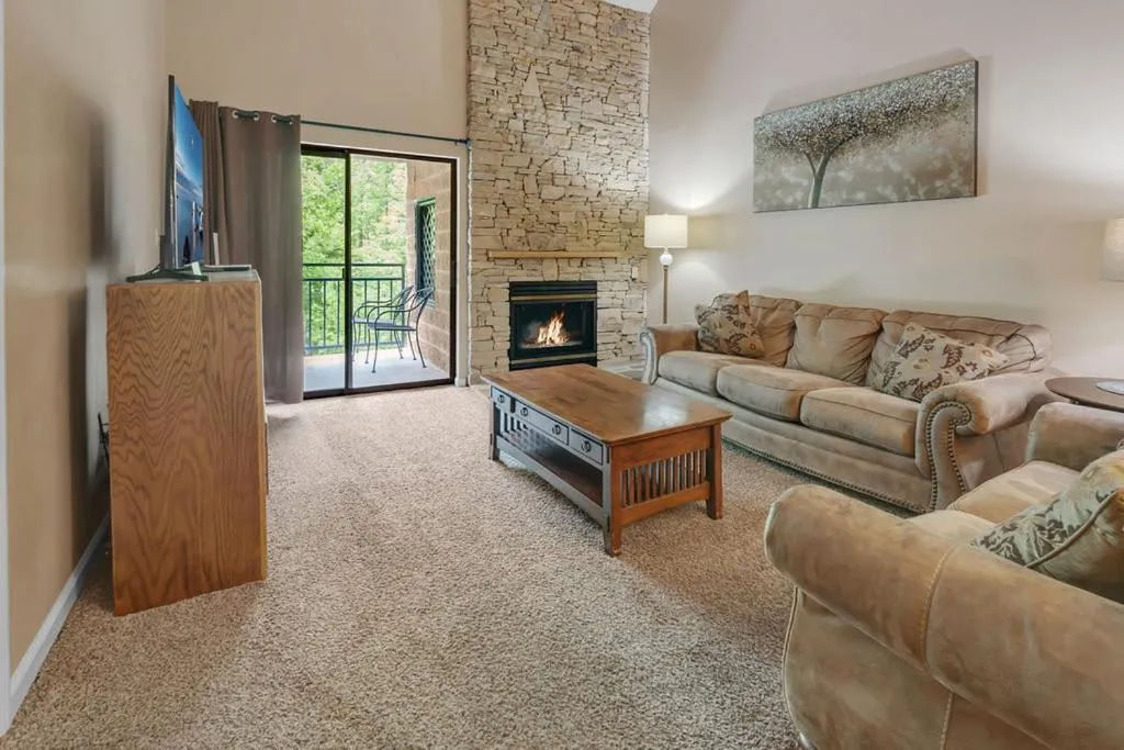 Living room in Park Place Condos