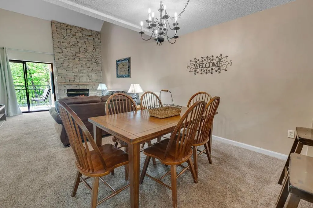 Dining area in Park Place Condos