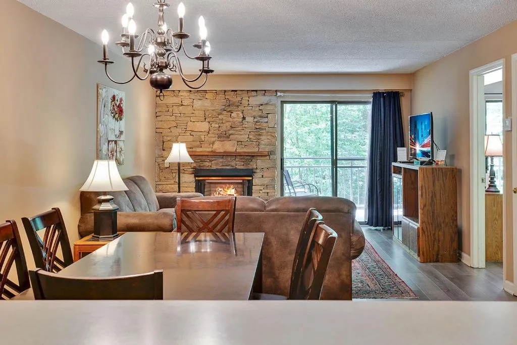 Living room in Park Place Condos