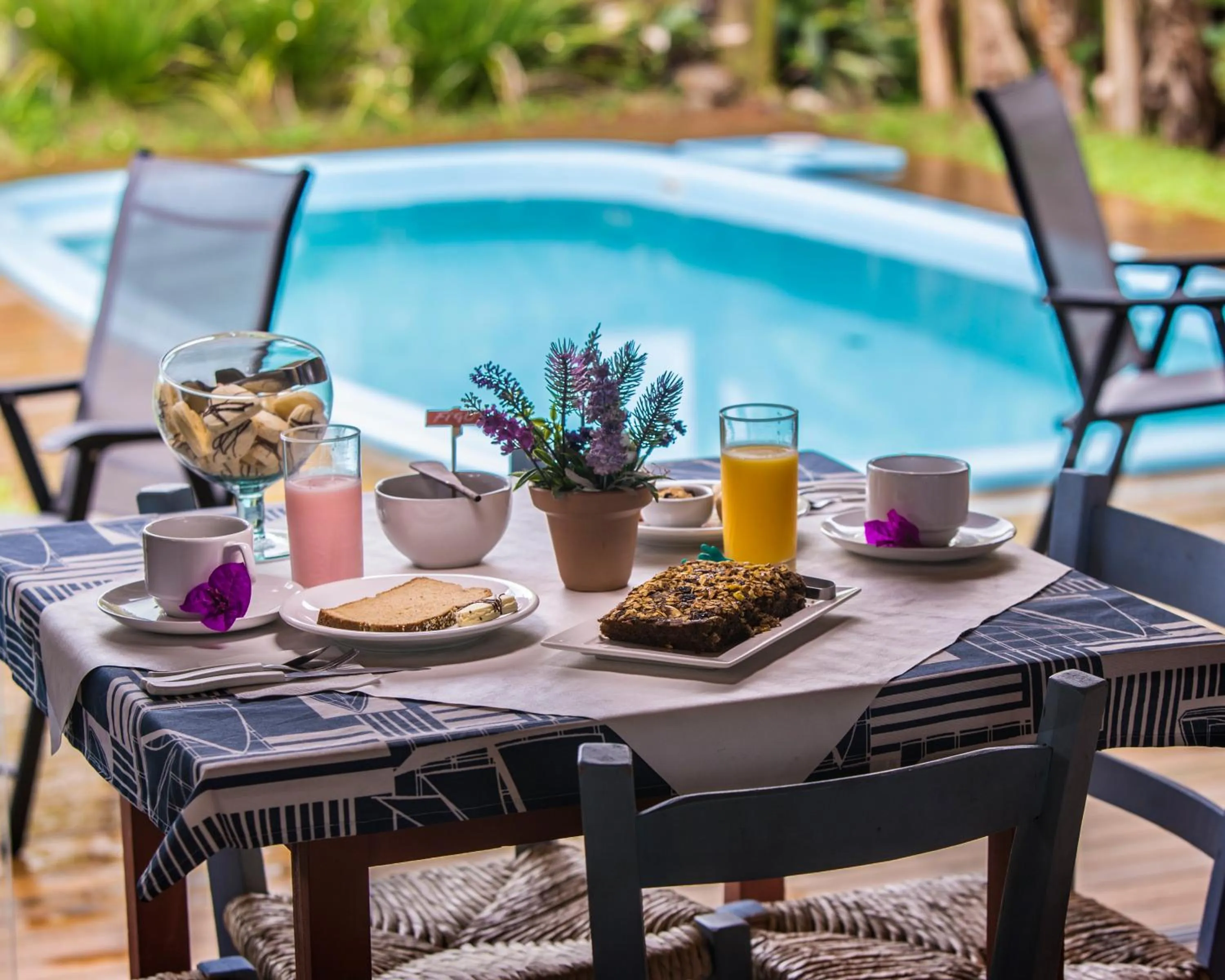 Breakfast in Pousada Capitão Cook, banheira, a 200 m do centro, amplo estacionamento, linda vista