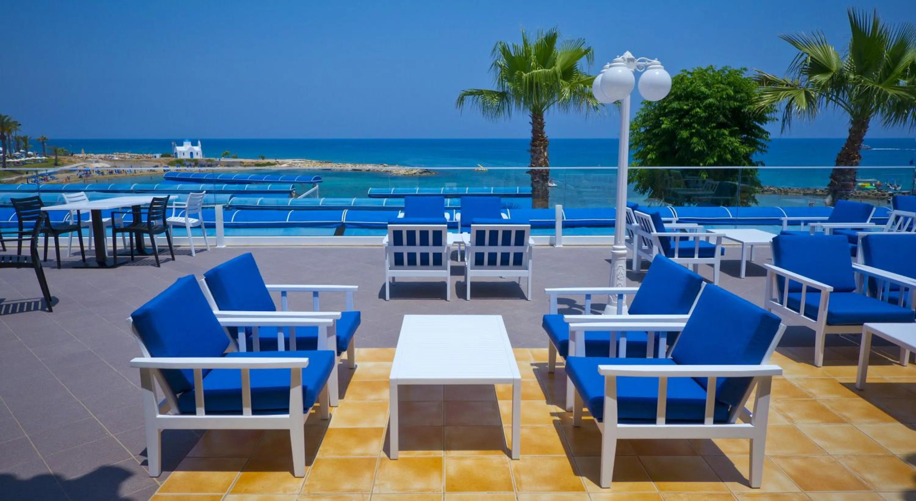 Lounge or bar in MyroAndrou Beach Hotel Apartments