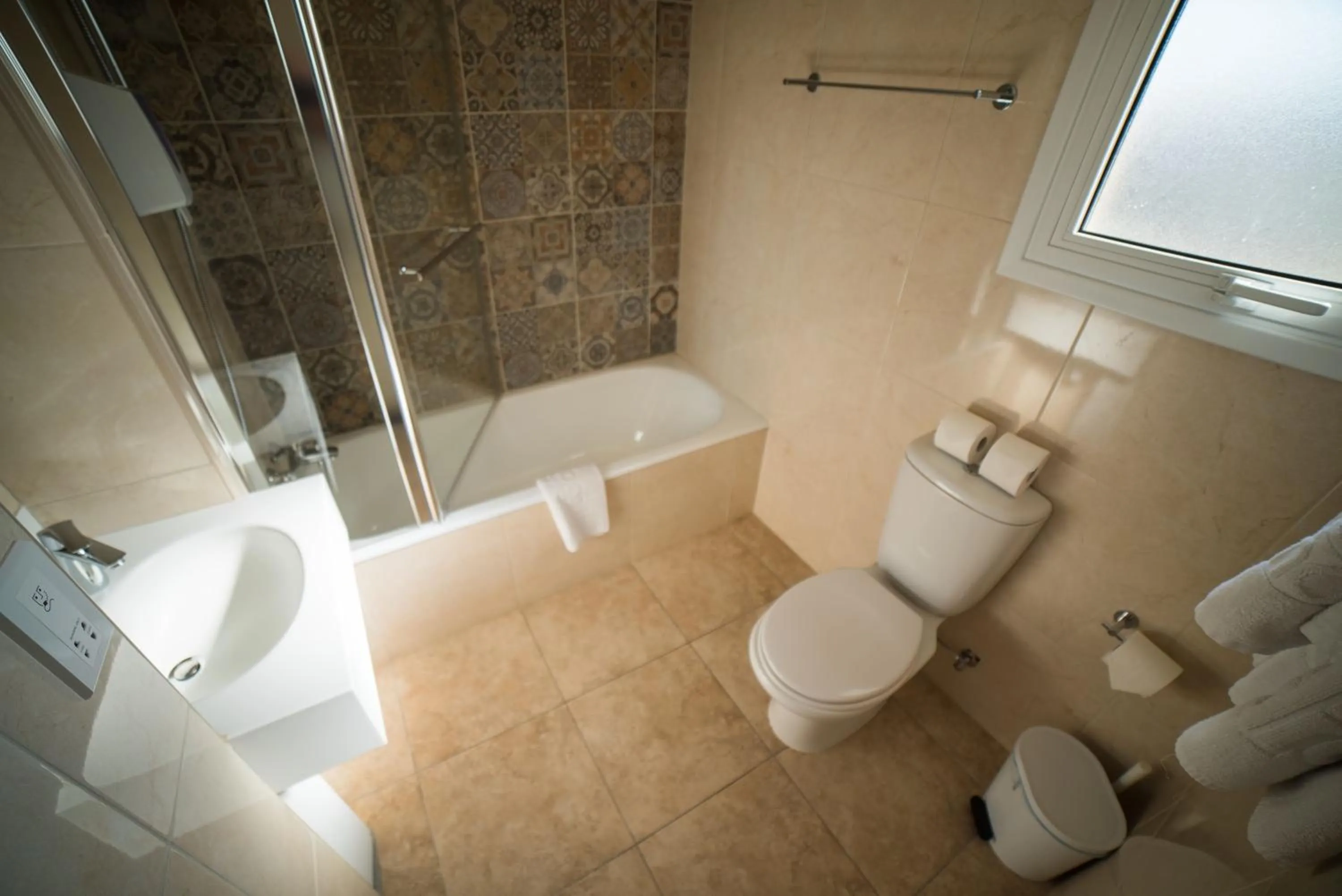 Toilet in MyroAndrou Beach Hotel Apartments