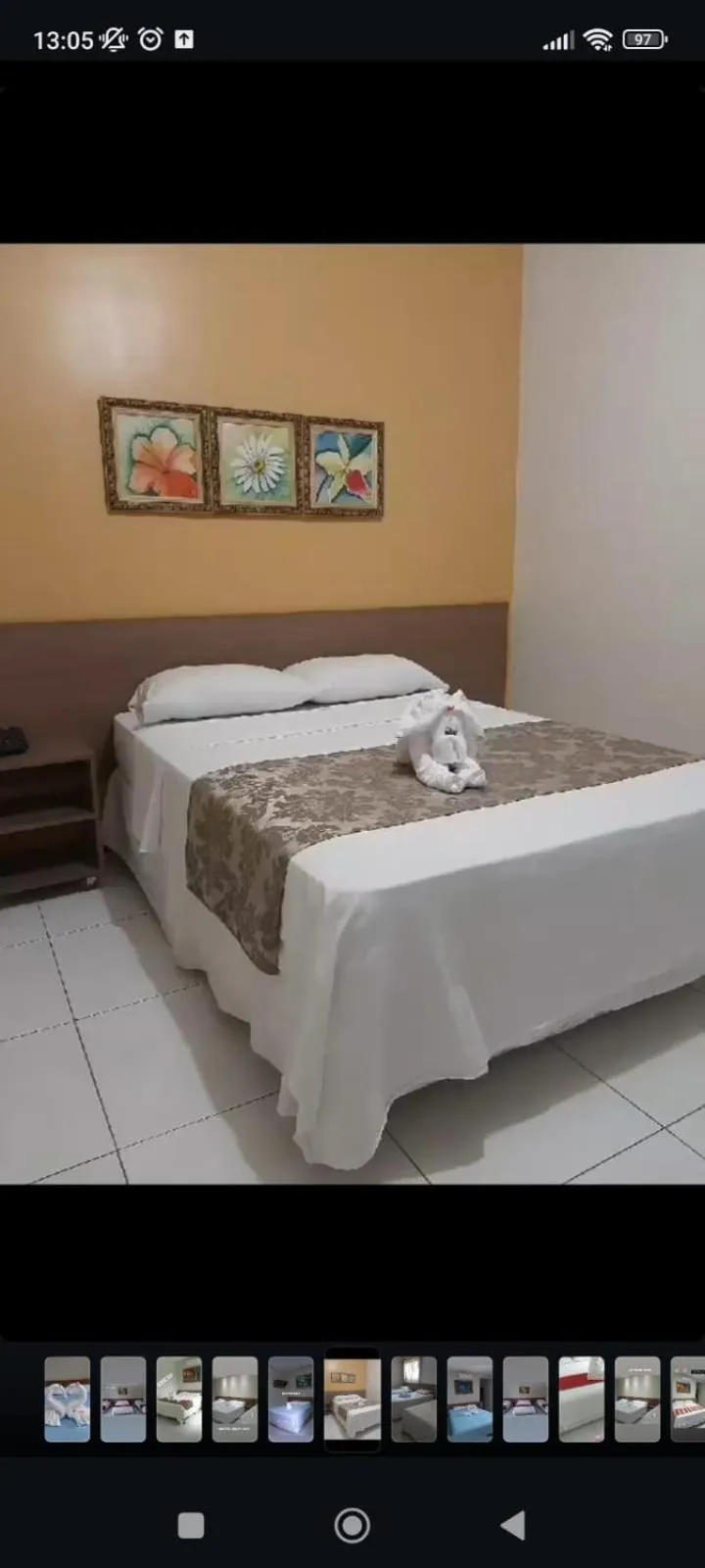 Bed in Pousada Lagoa Seca