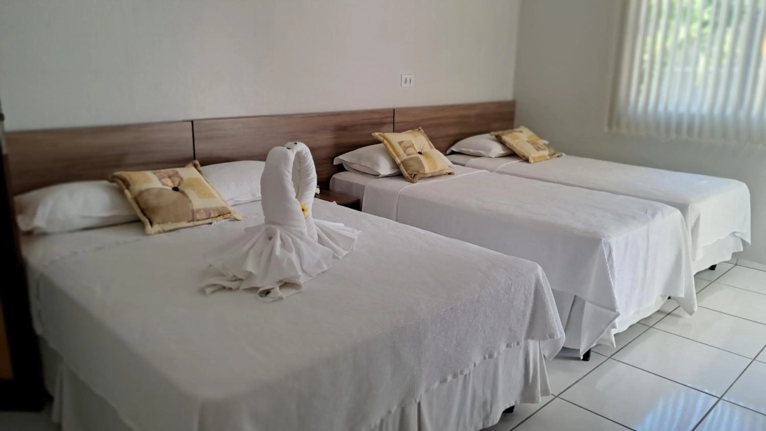 Bed in Pousada Lagoa Seca