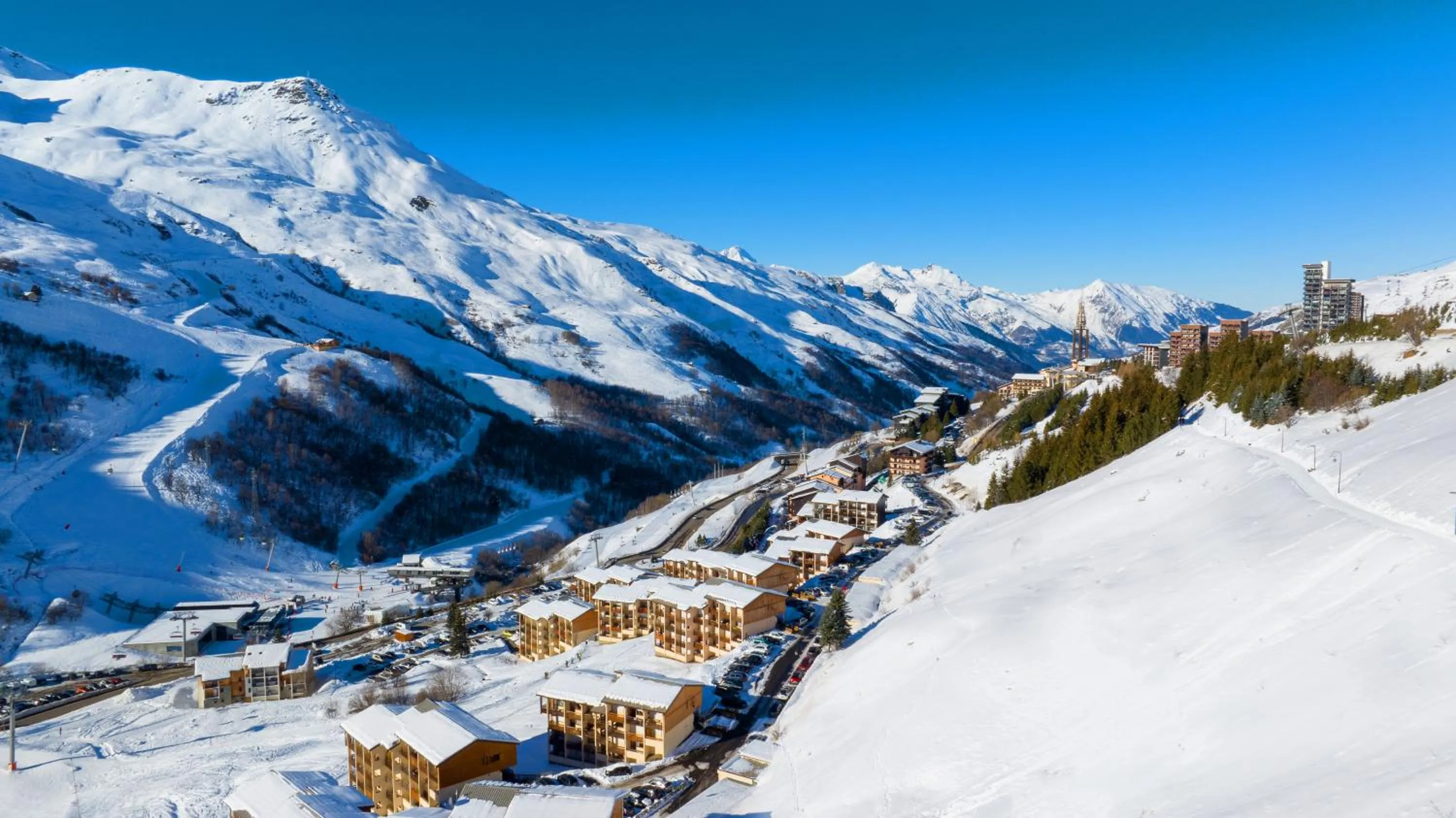 Bird's eye view in Résidence Azureva Les Menuires