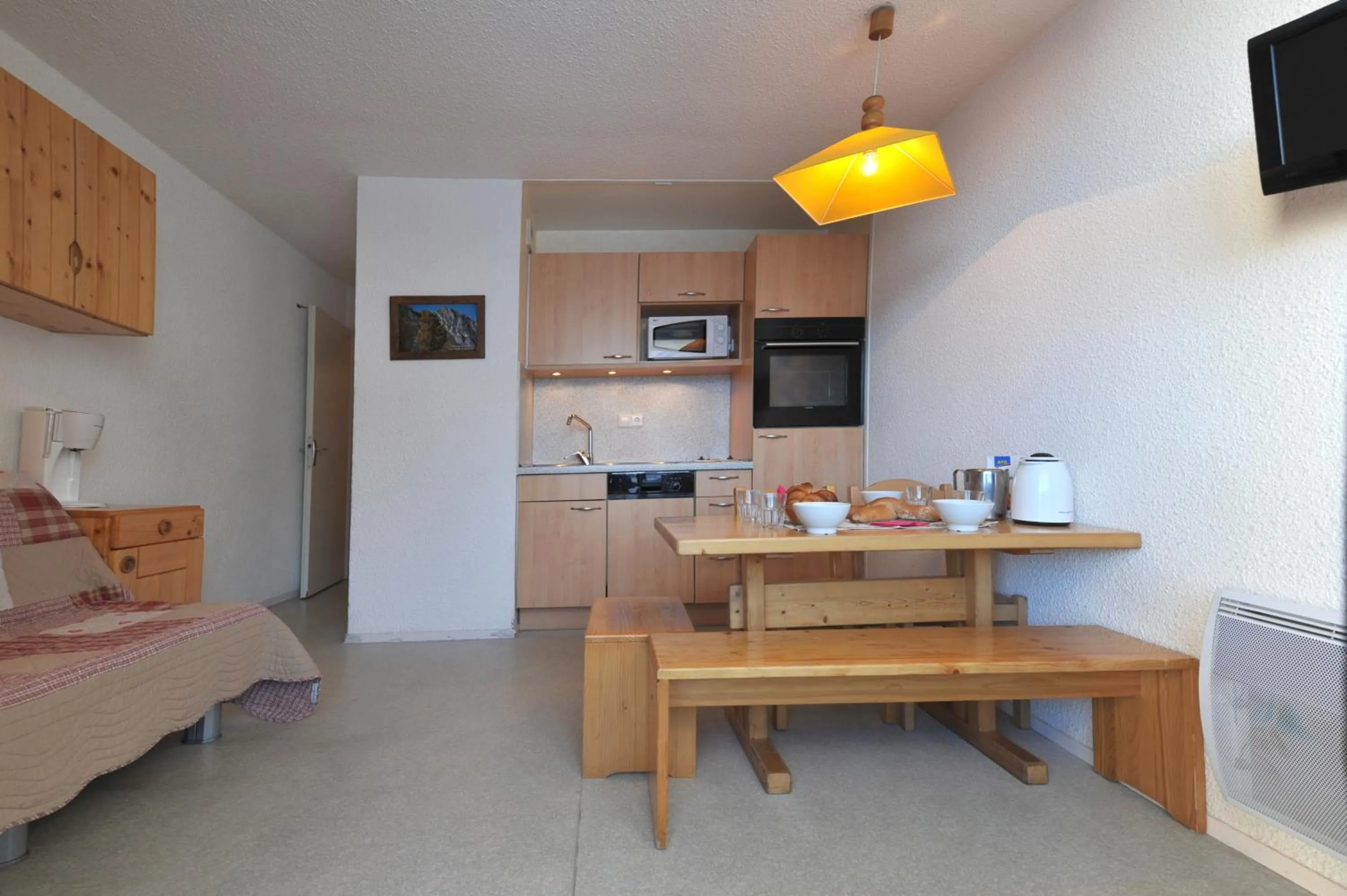 Living room in Résidence Azureva Les Menuires