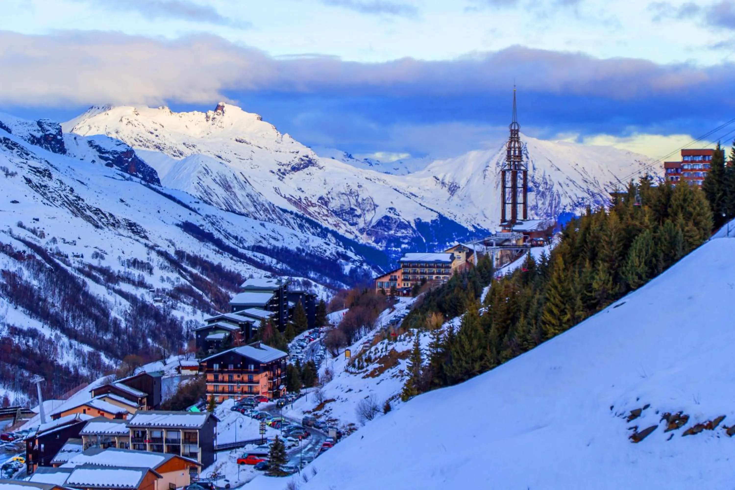 Bird's eye view in Résidence Azureva Les Menuires