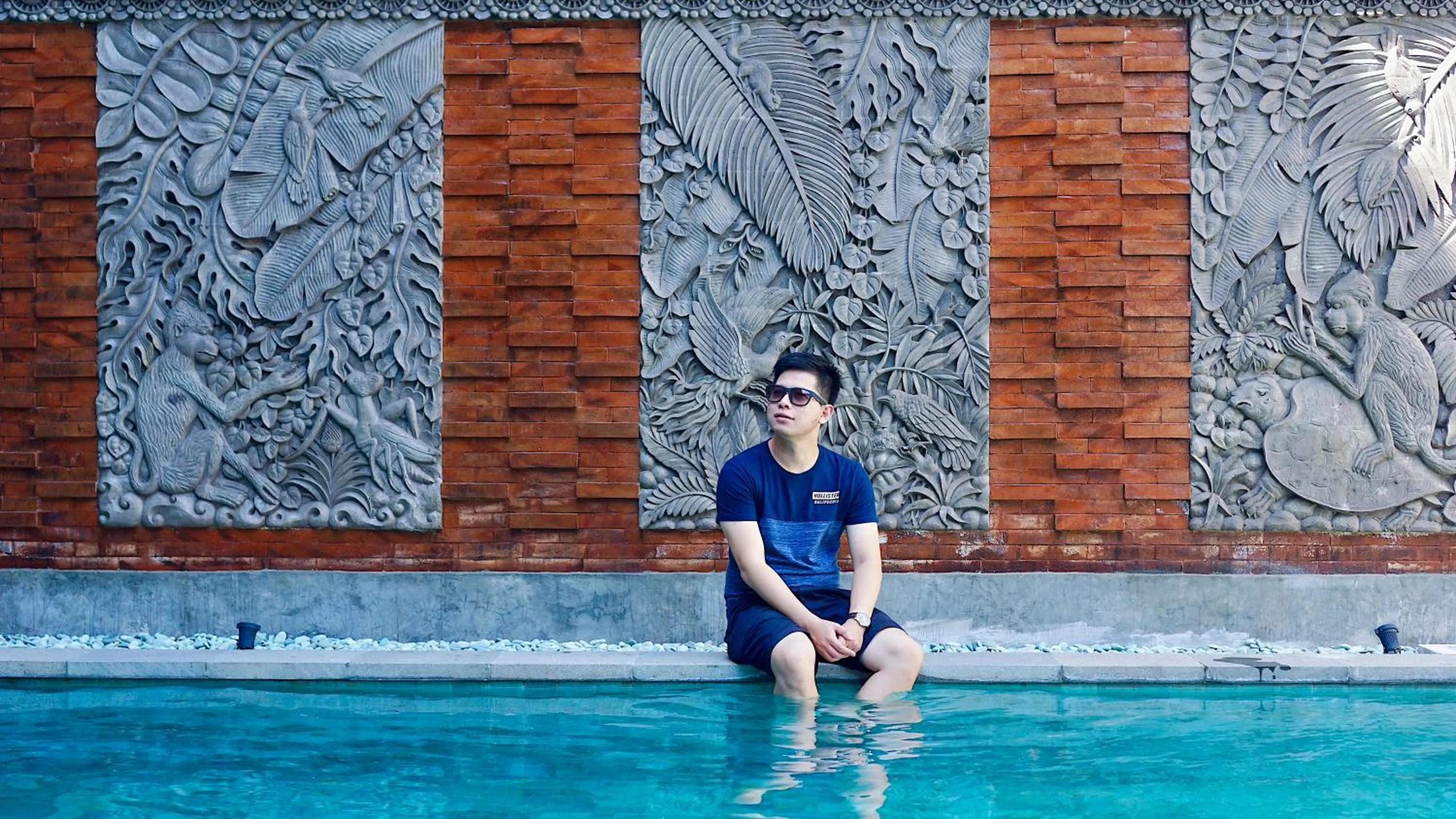 Swimming pool in Perissos Echo Beach