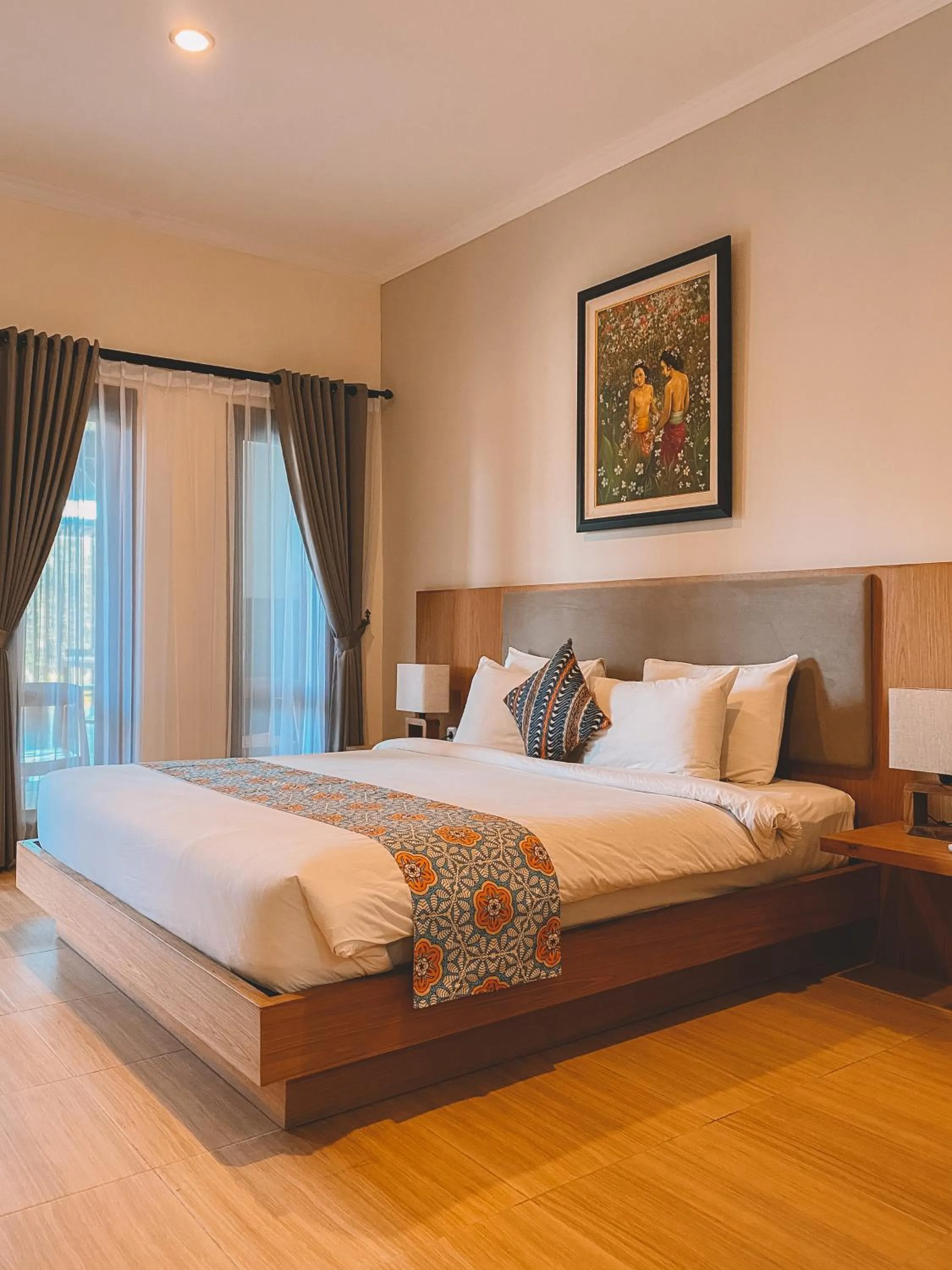 Bed in Perissos Echo Beach