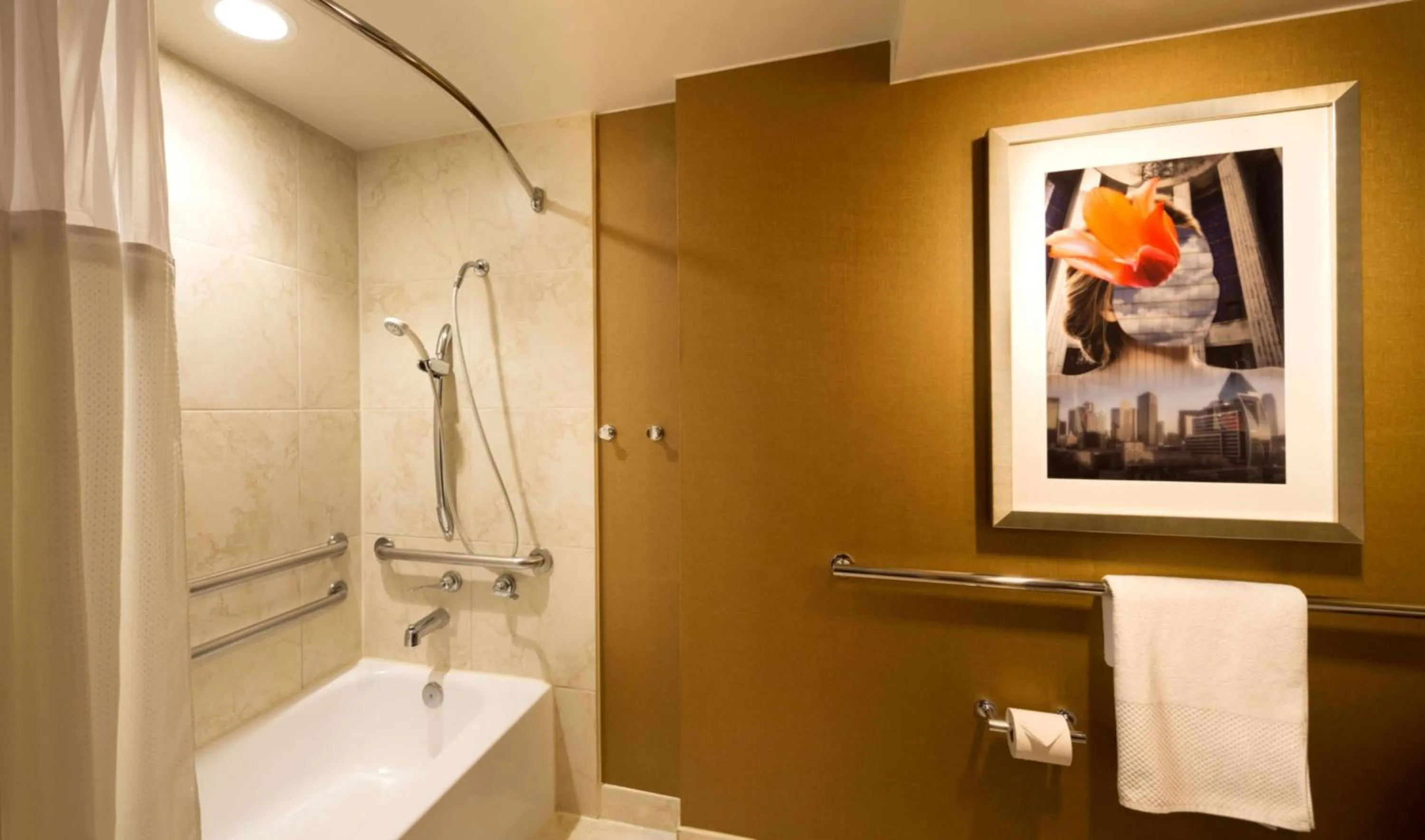 Bathroom in DoubleTree by Hilton Hotel Dallas Campbell Centre