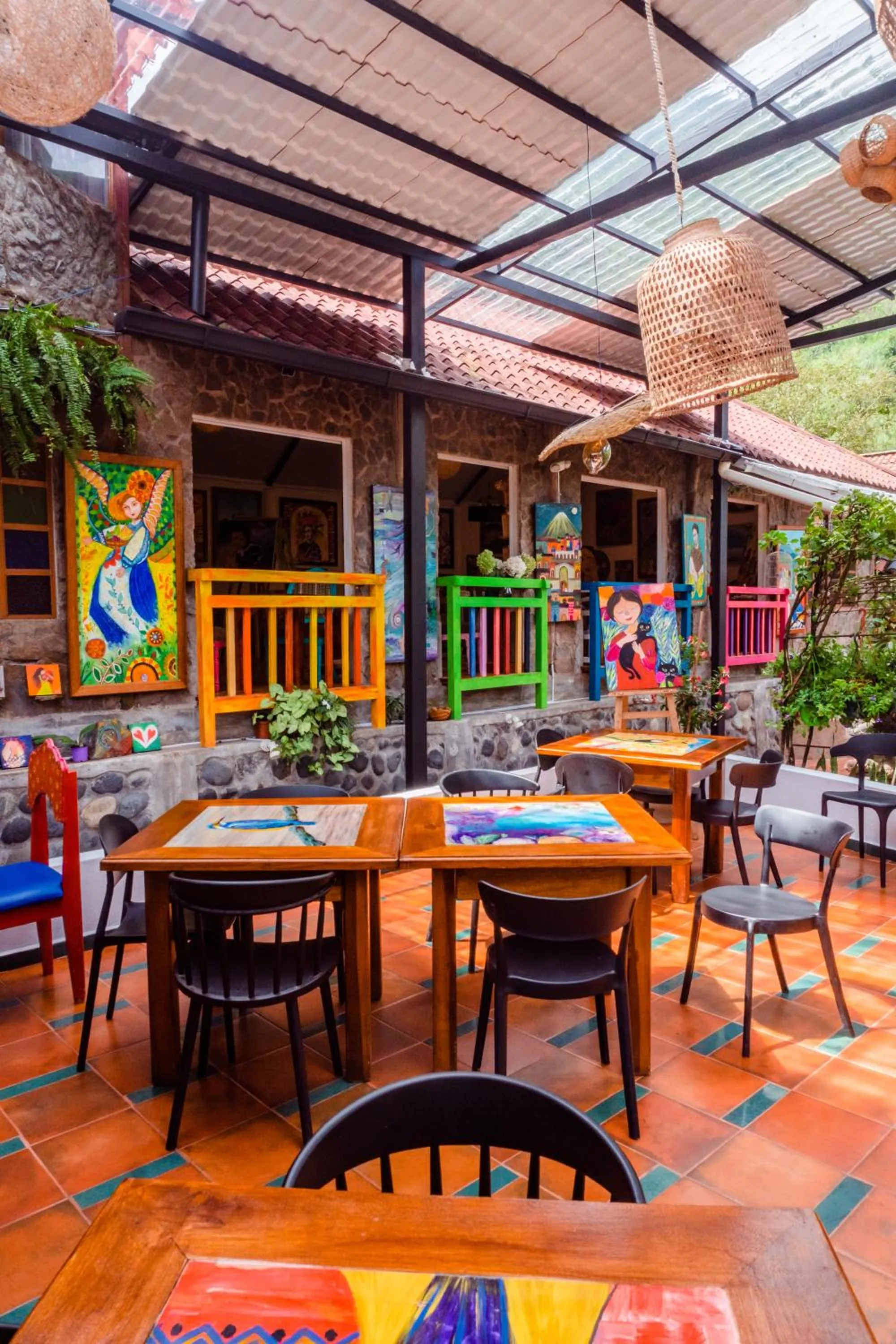 Patio in Spa Hosteria Miramelindo