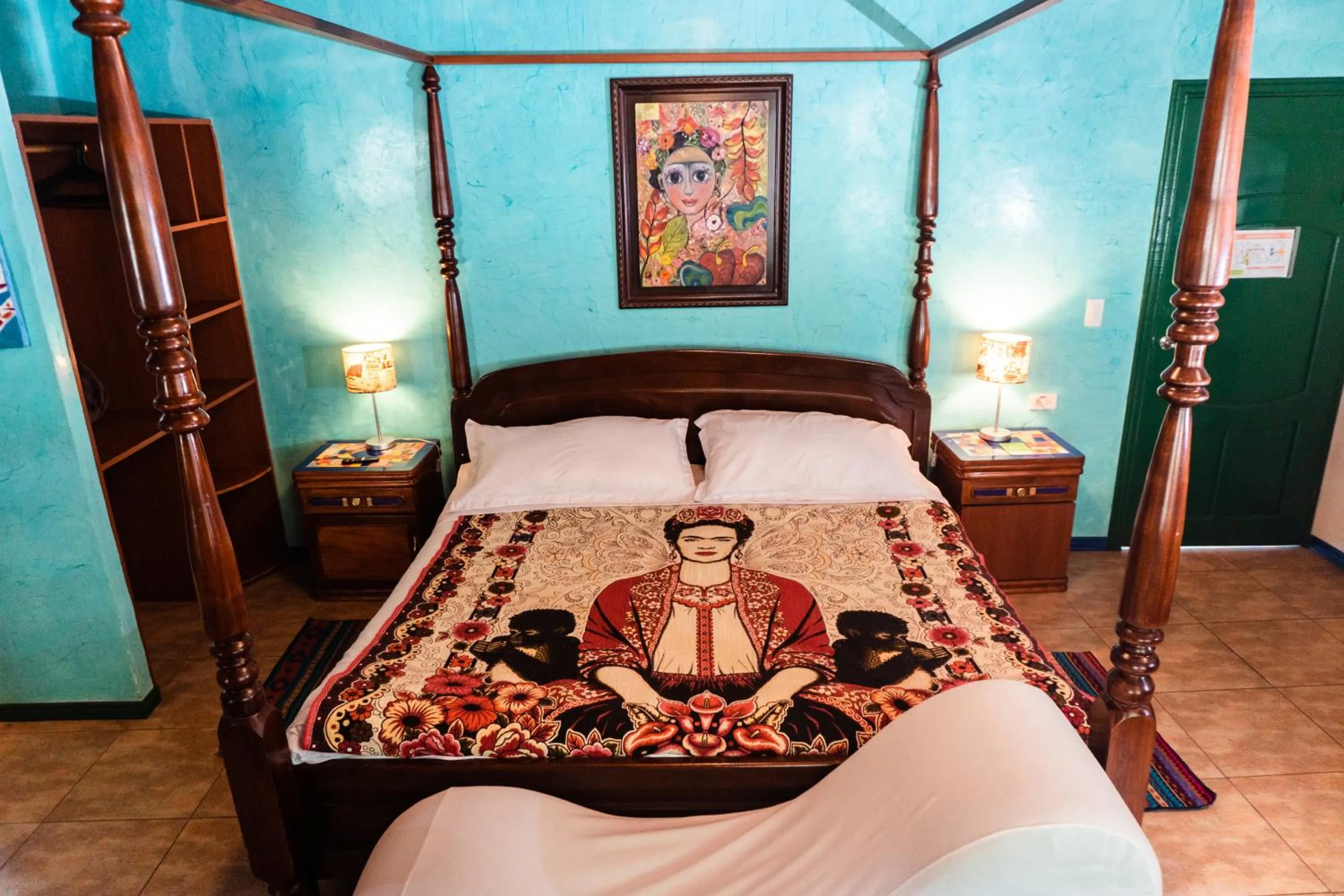 Bed in Spa Hosteria Miramelindo