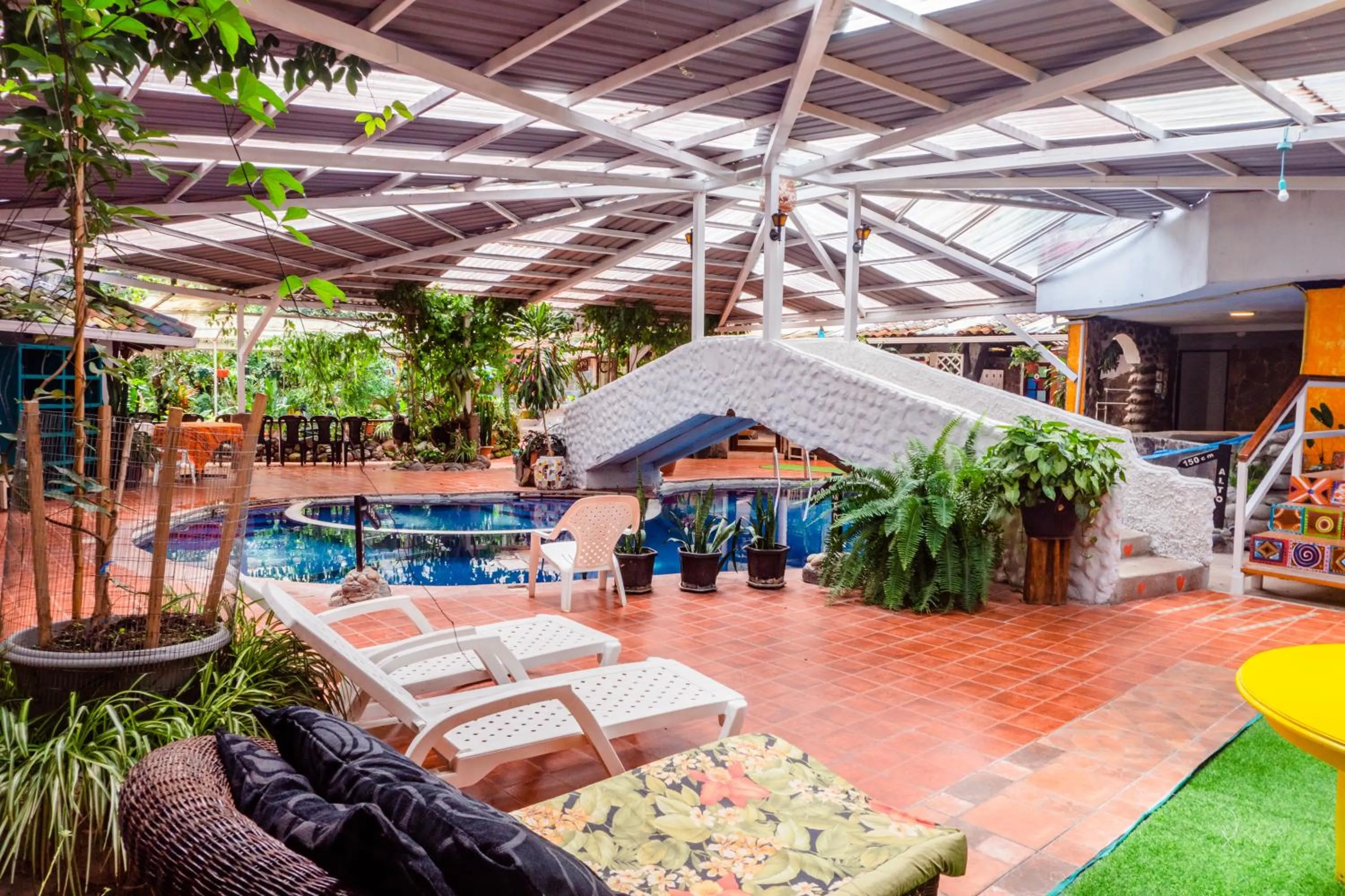 Patio in Spa Hosteria Miramelindo