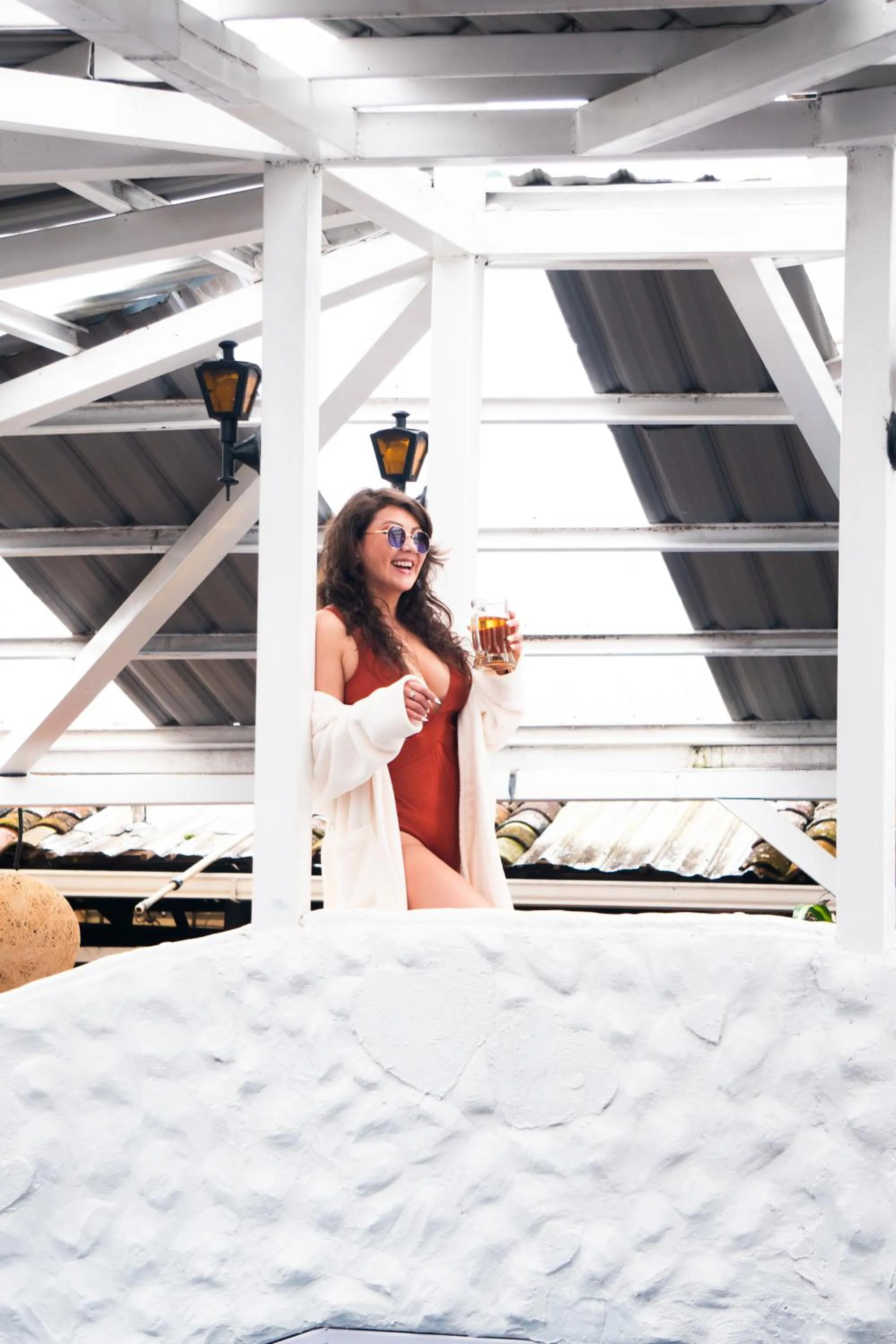 Swimming pool in Spa Hosteria Miramelindo