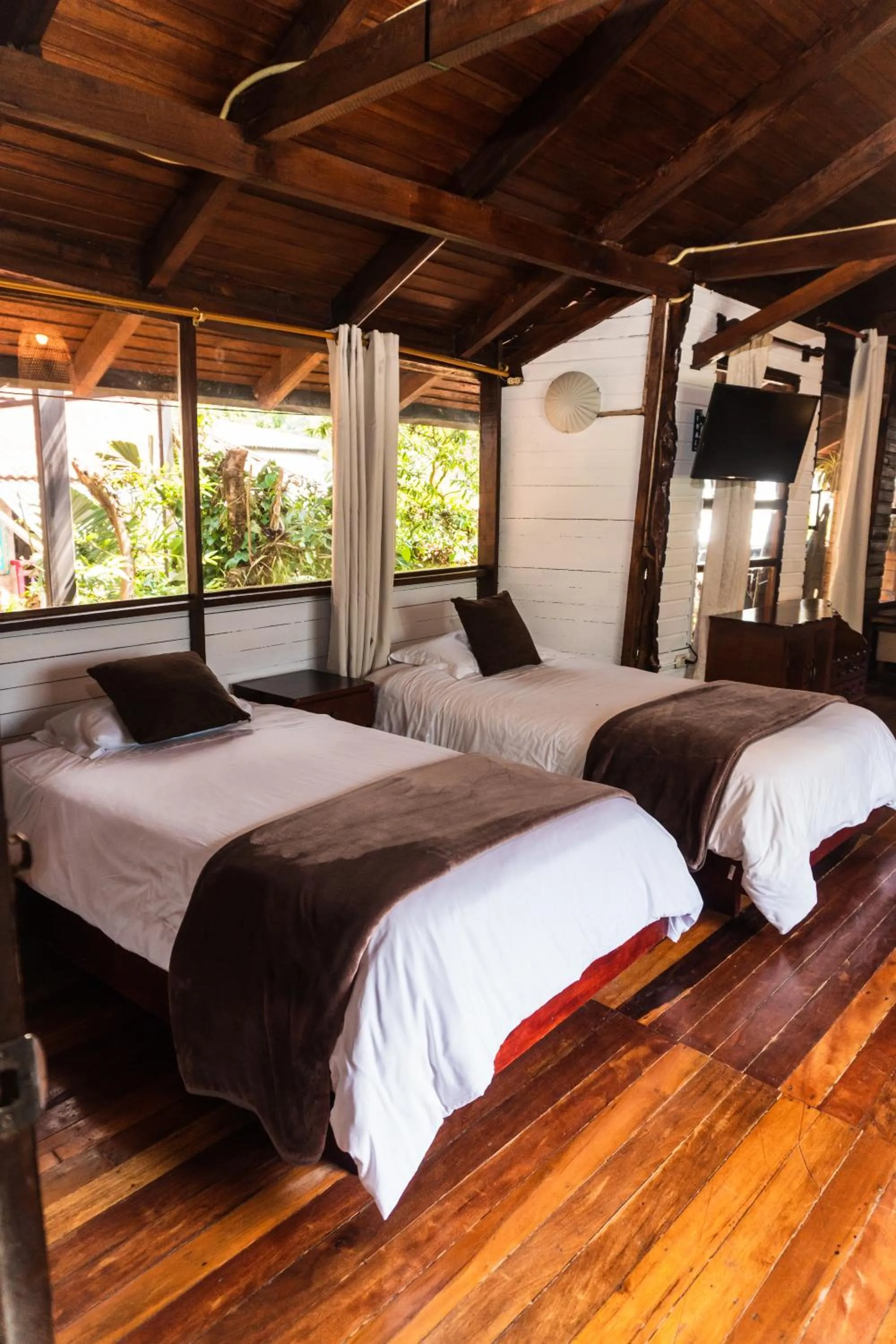 Bed in Spa Hosteria Miramelindo