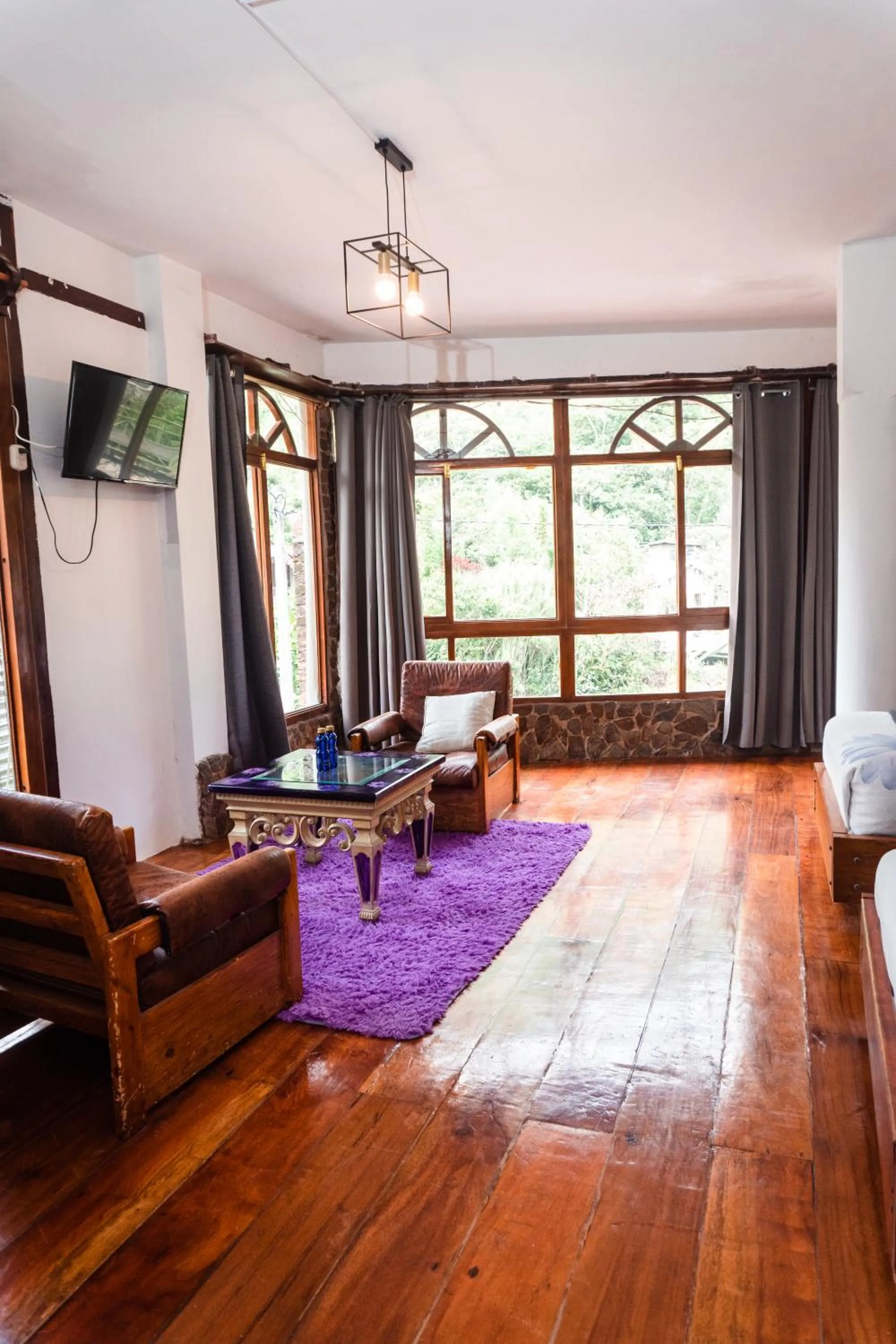 Communal lounge/ TV room in Spa Hosteria Miramelindo