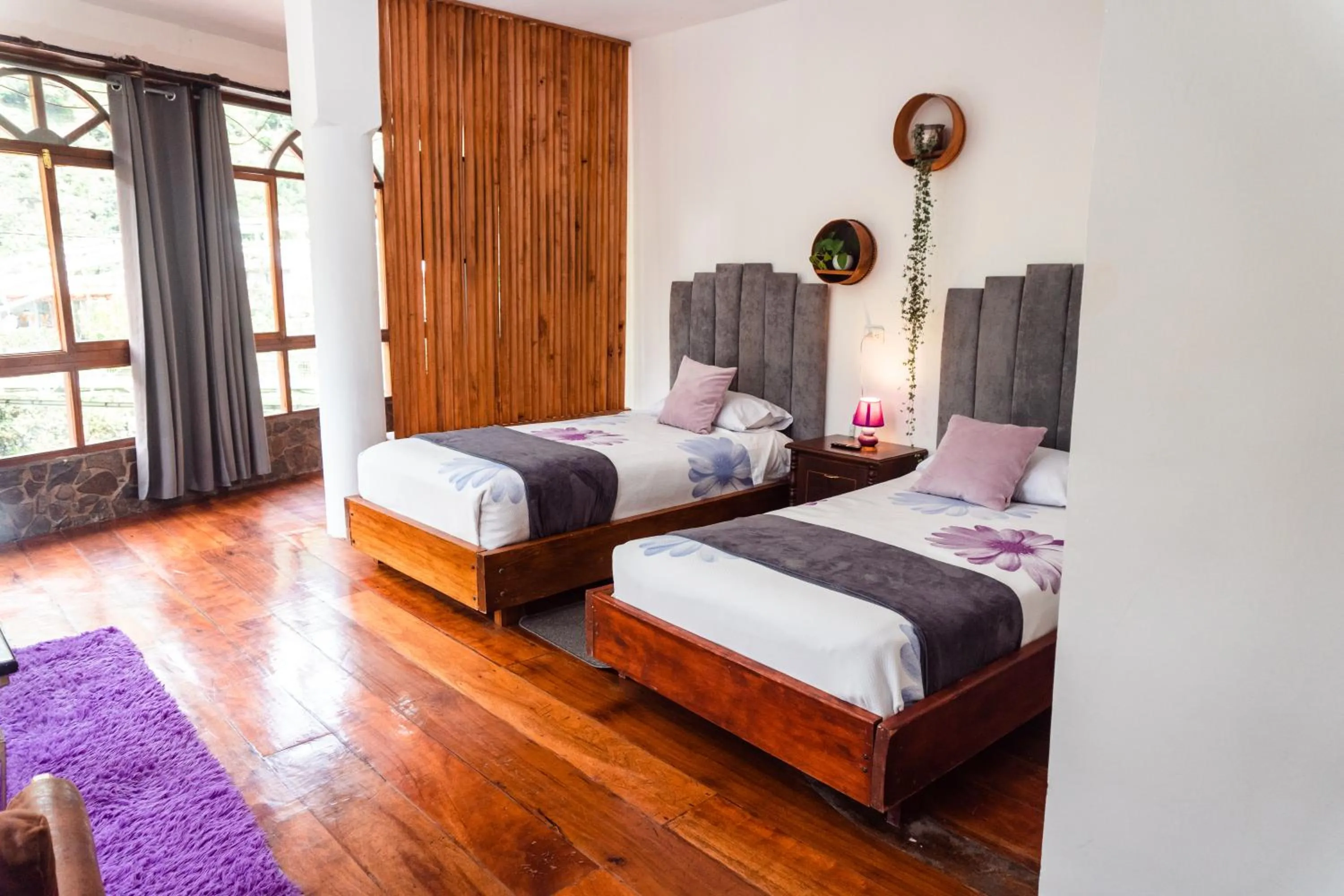 Bed in Spa Hosteria Miramelindo