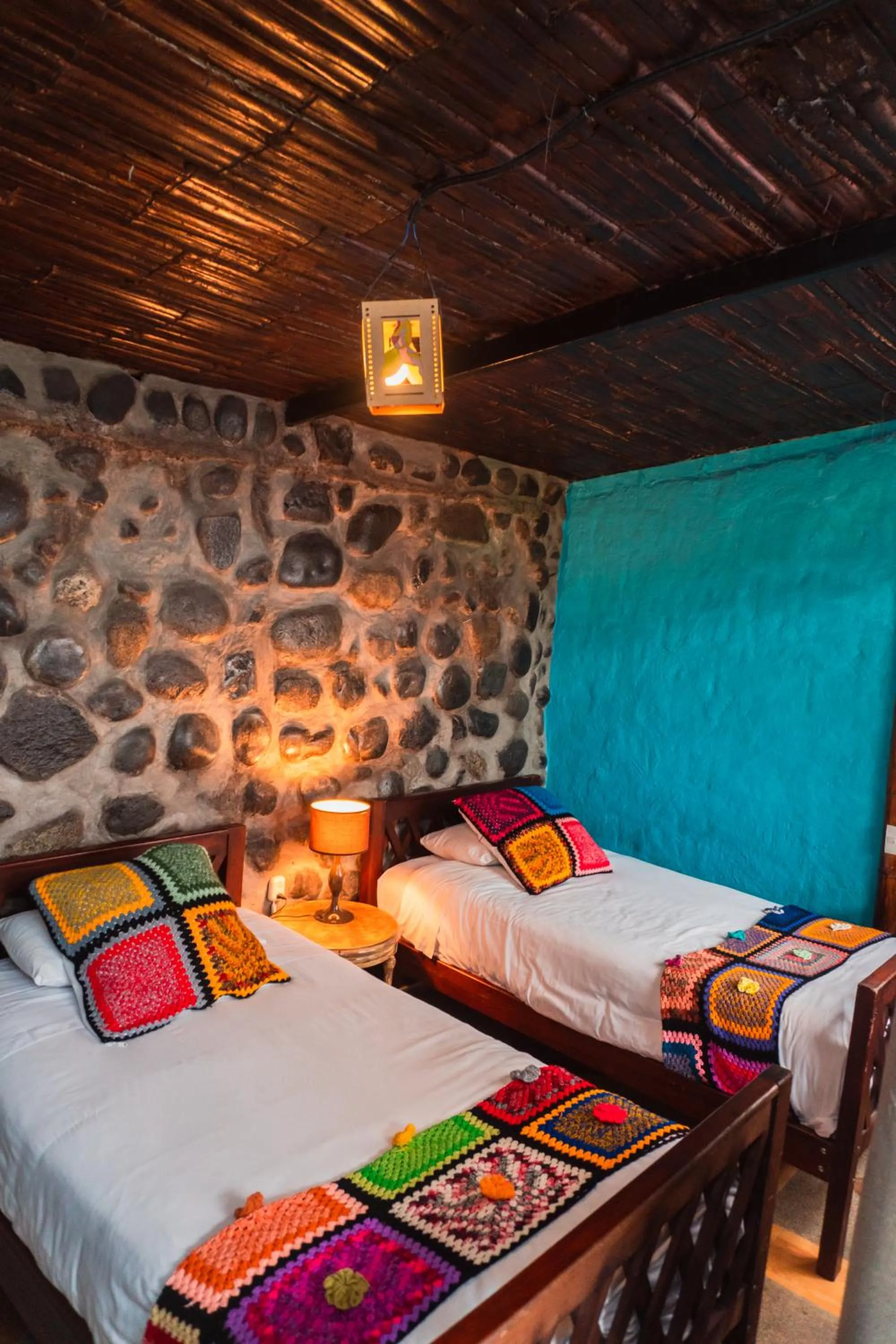 Bed in Spa Hosteria Miramelindo