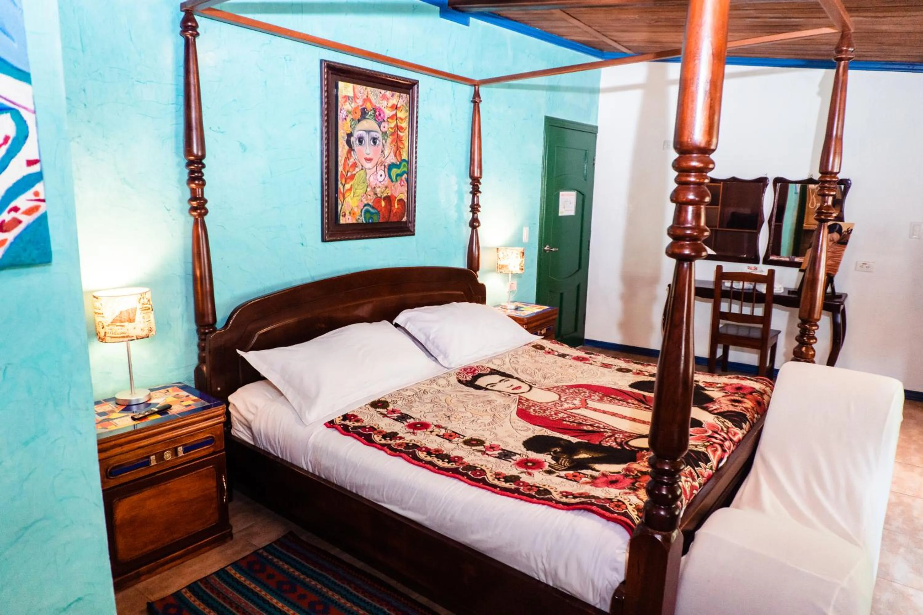 Bed in Spa Hosteria Miramelindo