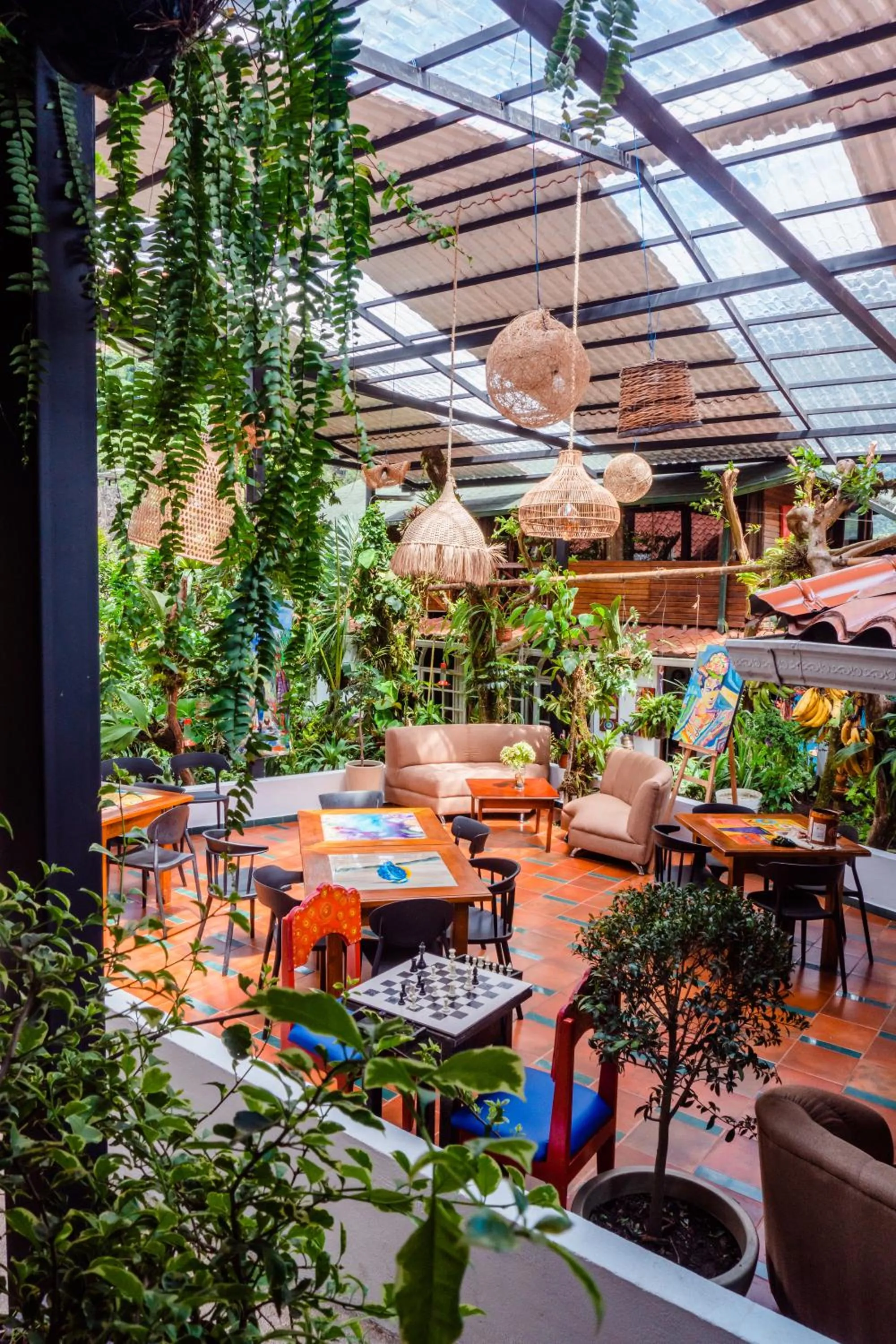 Patio in Spa Hosteria Miramelindo