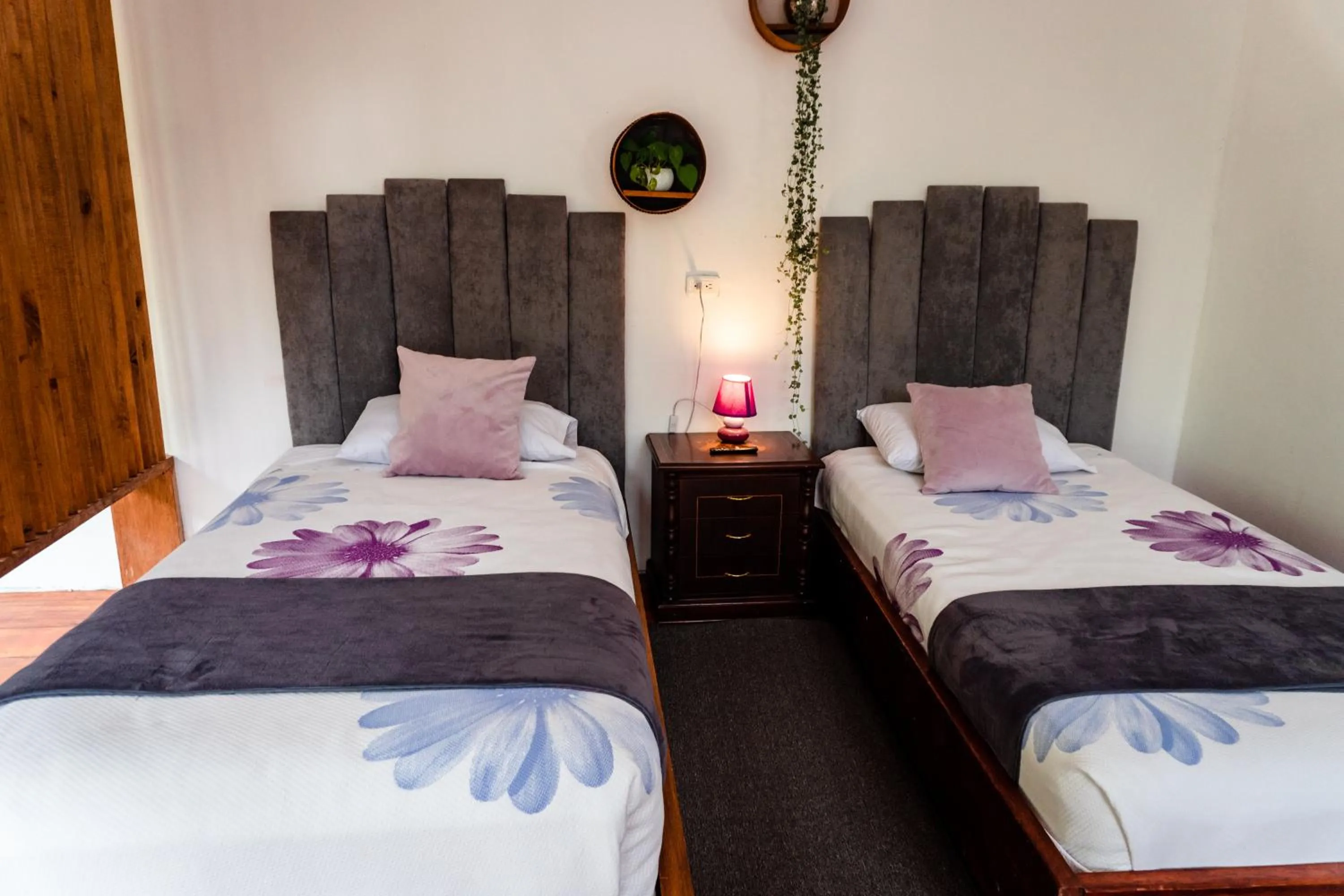 Bed in Spa Hosteria Miramelindo