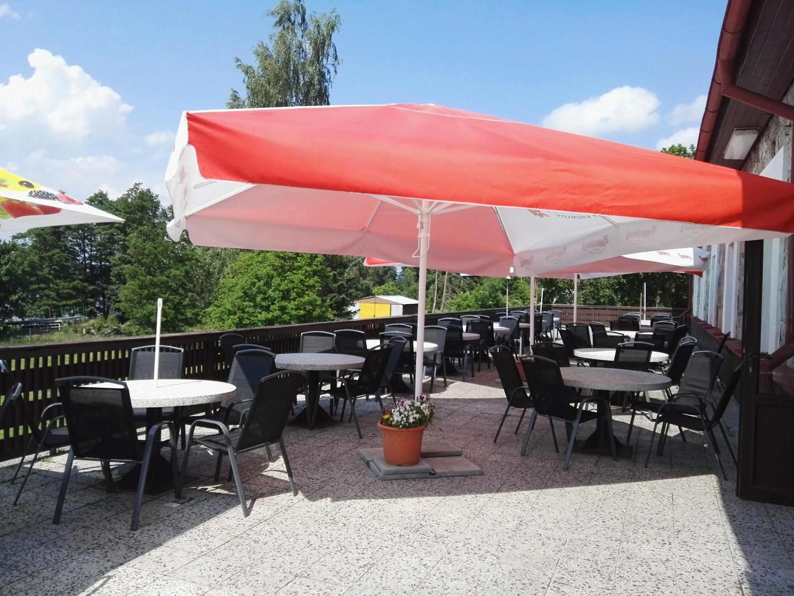 Balcony/Terrace in Hotel Jestřábí