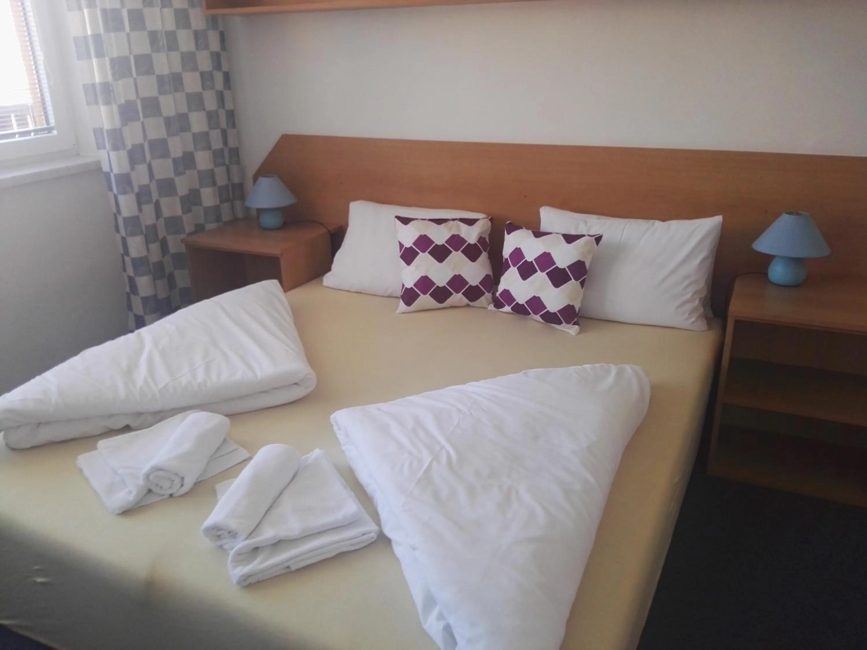 Bed in Hotel Jestřábí