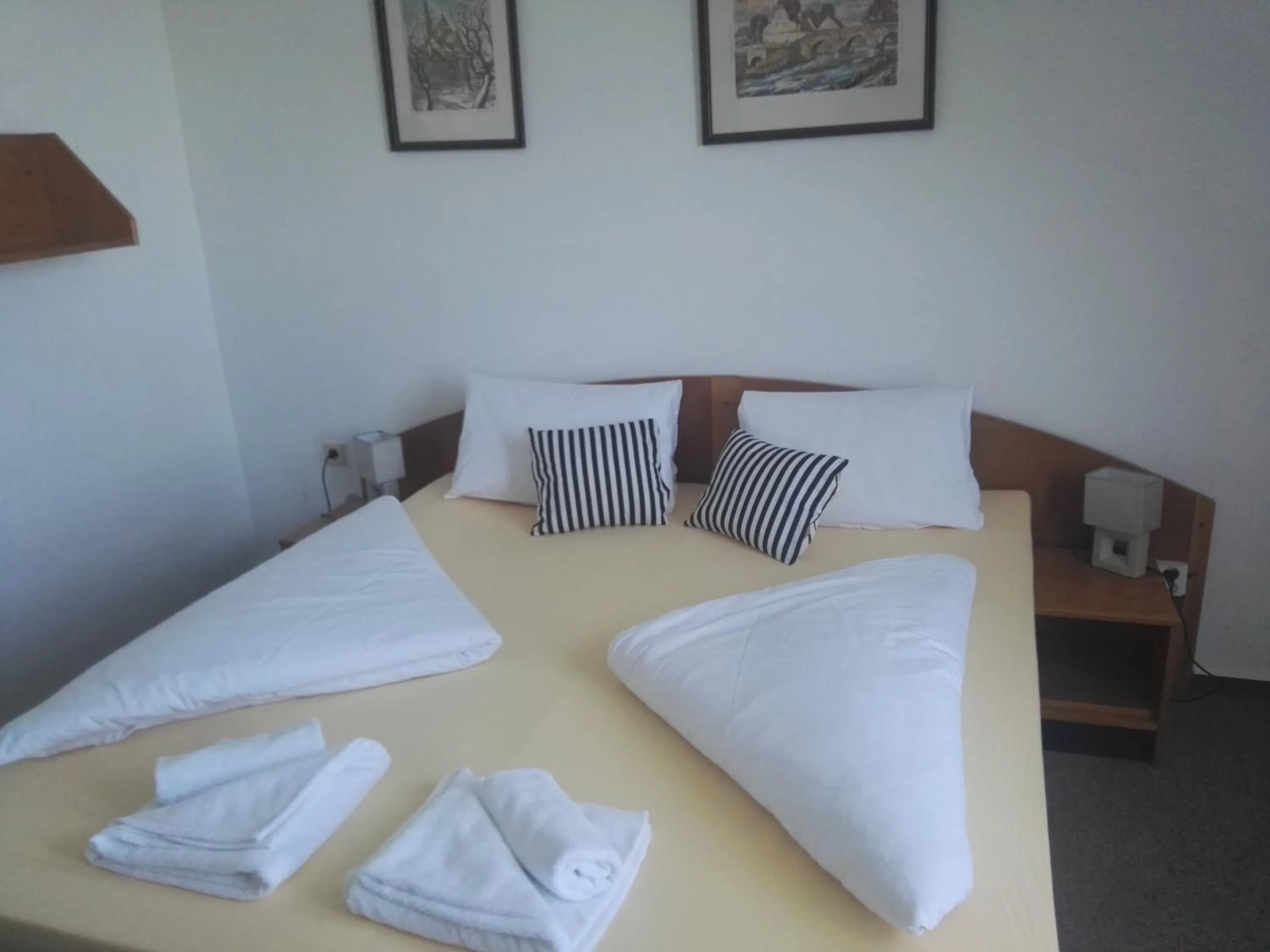 Bed in Hotel Jestřábí