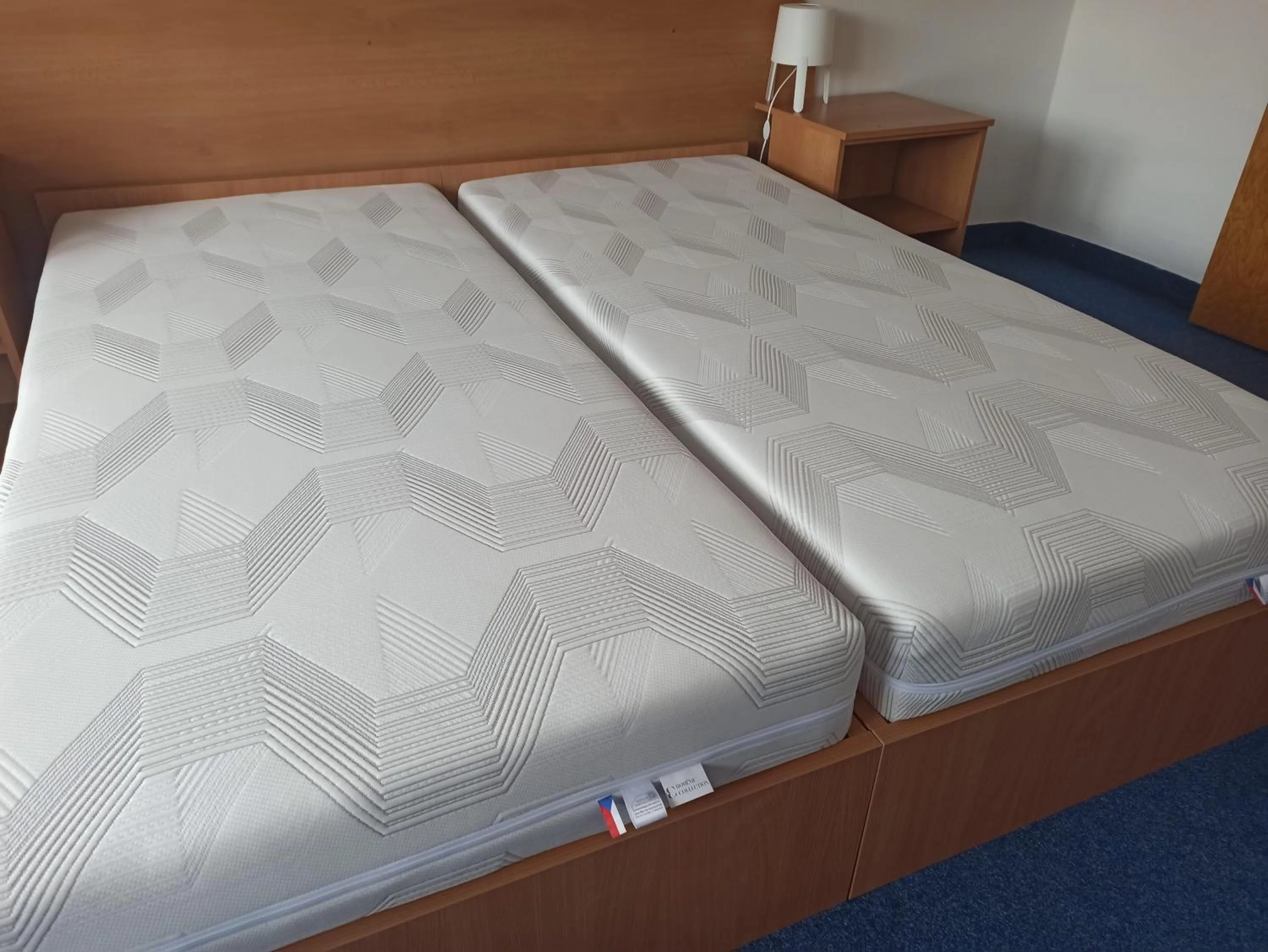 Bed in Hotel Jestřábí