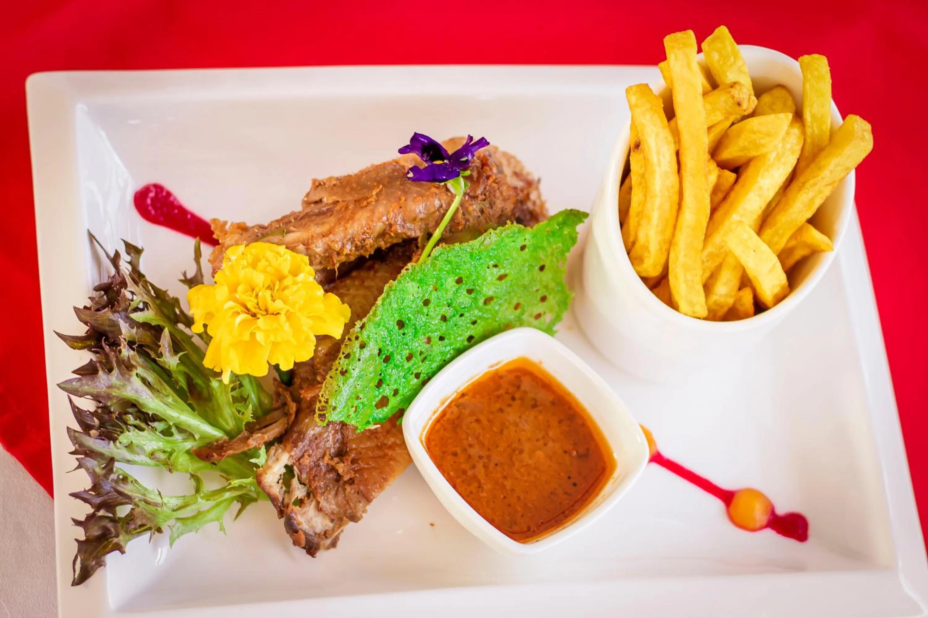 Food in Maru Maru Hotel