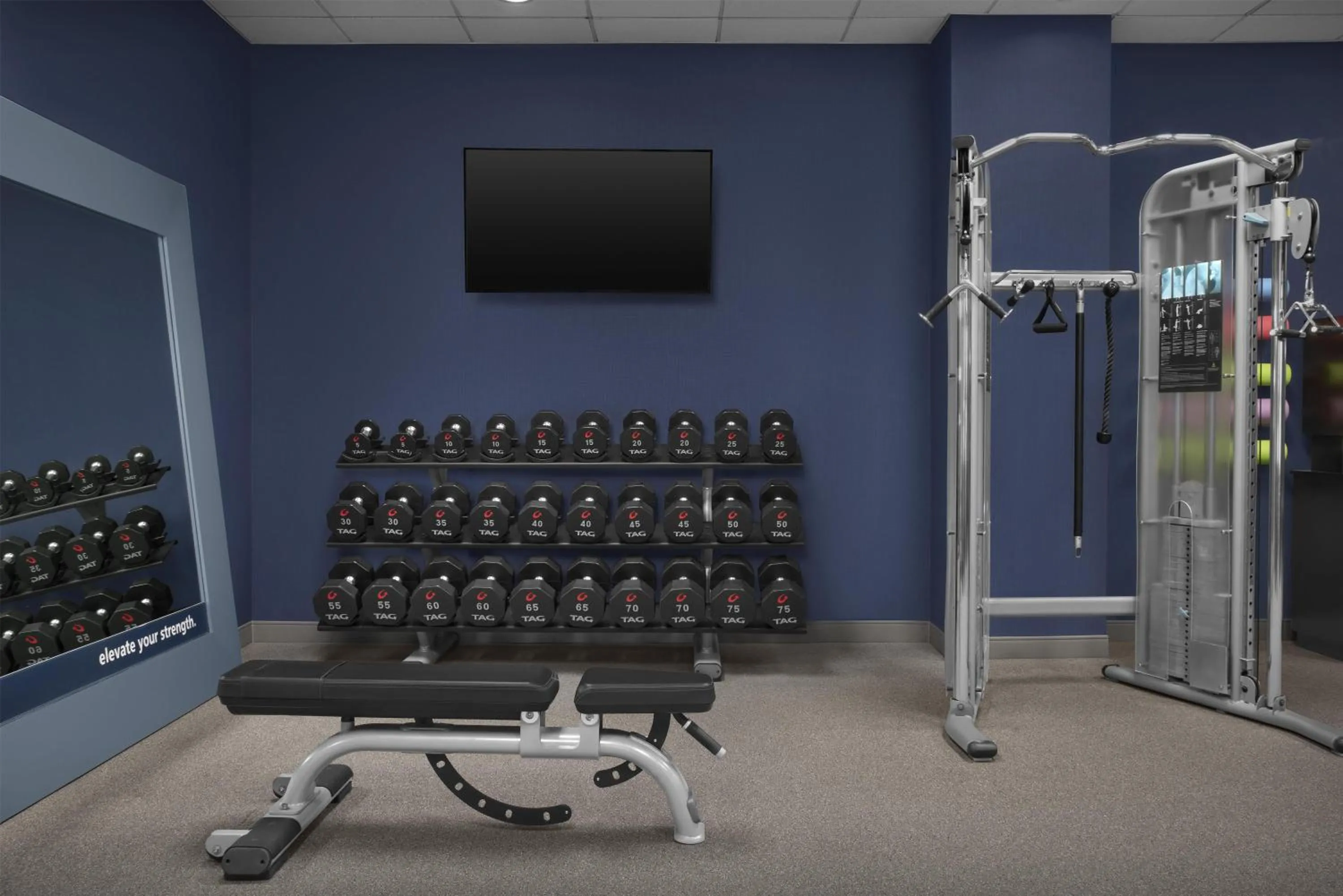 Fitness centre/facilities in Hampton Inn Fort Lauderdale Downtown Las Olas Area