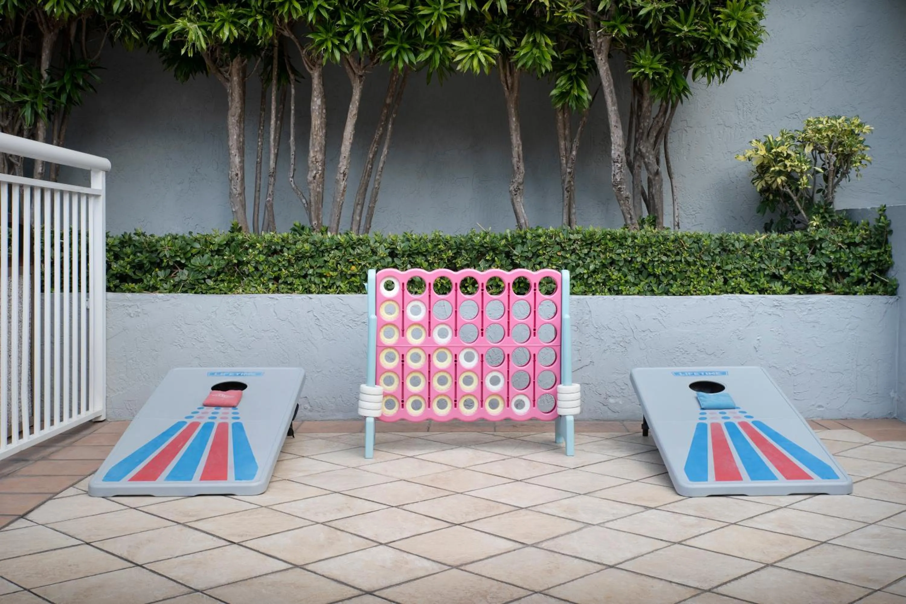 Patio in Hampton Inn Fort Lauderdale Downtown Las Olas Area