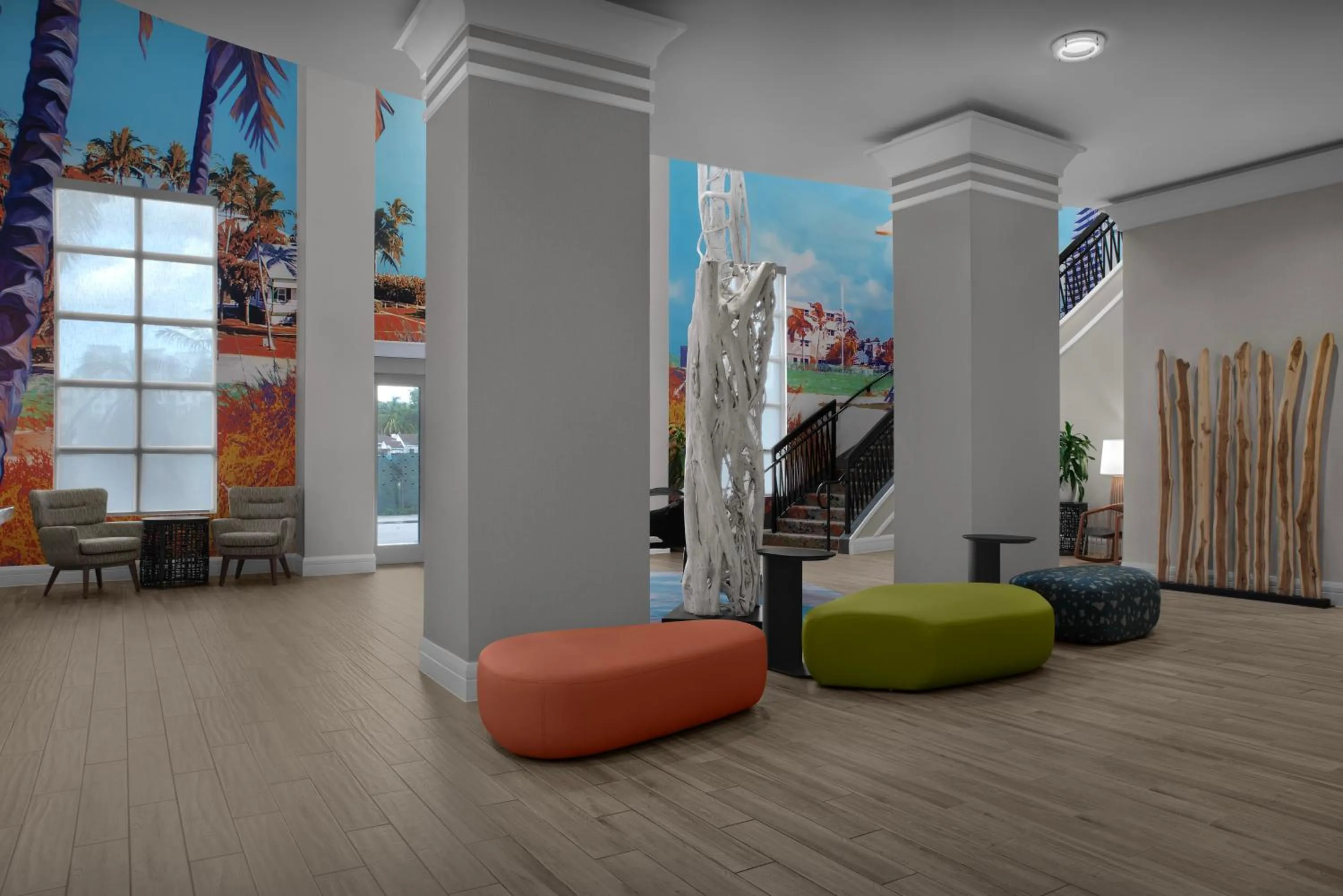 Lobby or reception in Hampton Inn Fort Lauderdale Downtown Las Olas Area