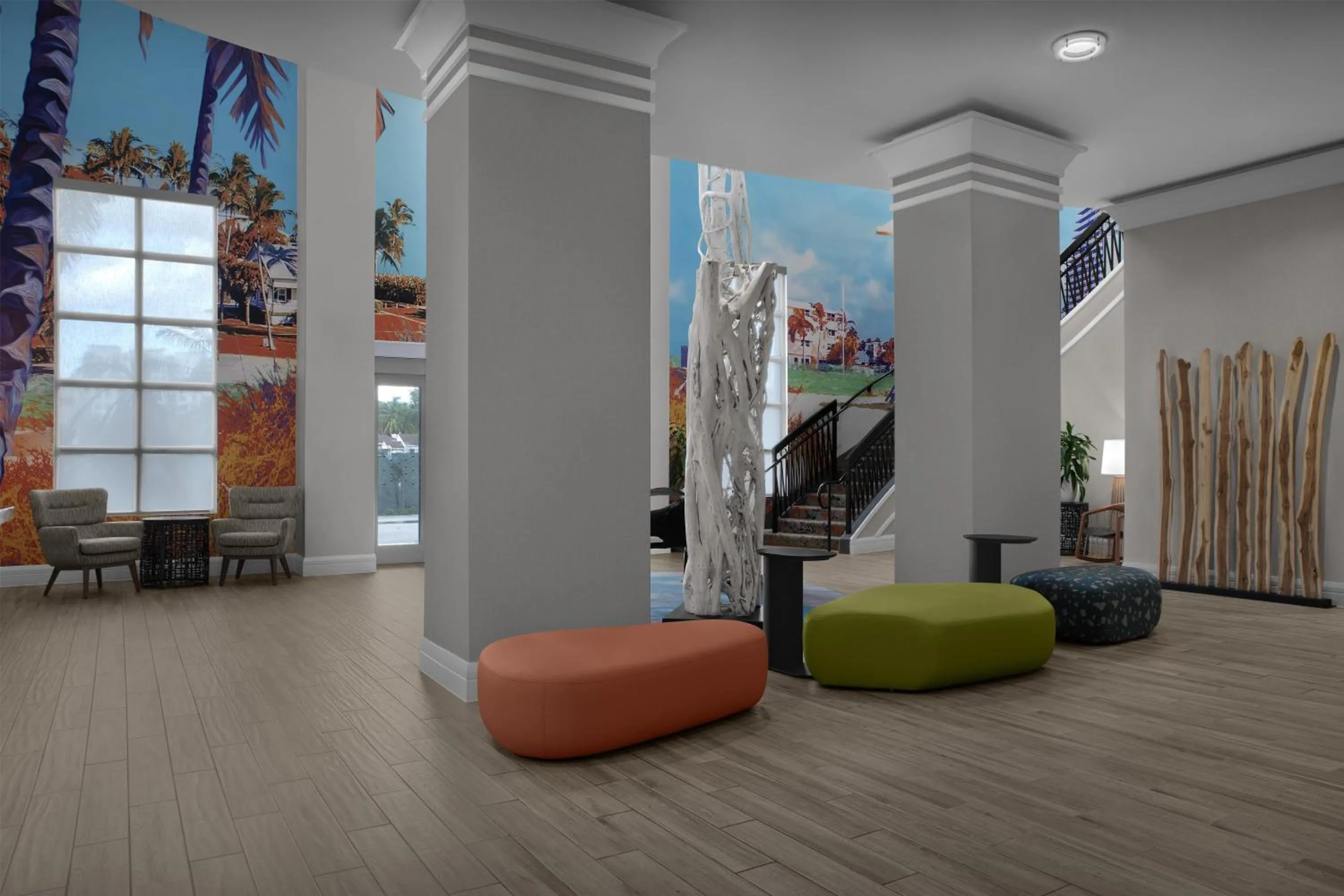 Lobby or reception in Hampton Inn Fort Lauderdale Downtown Las Olas Area