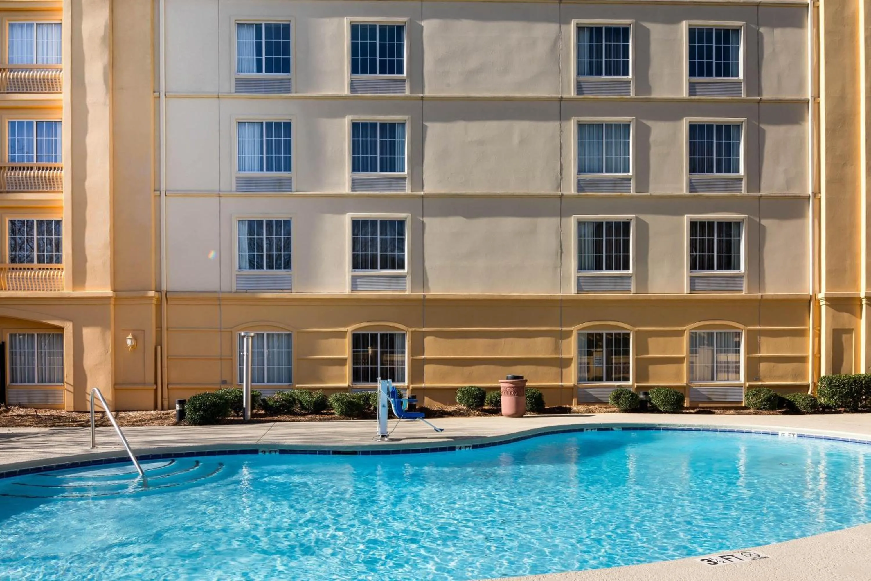 Pool view in La Quinta by Wyndham Haywood Mall-Near Greenville Downtown