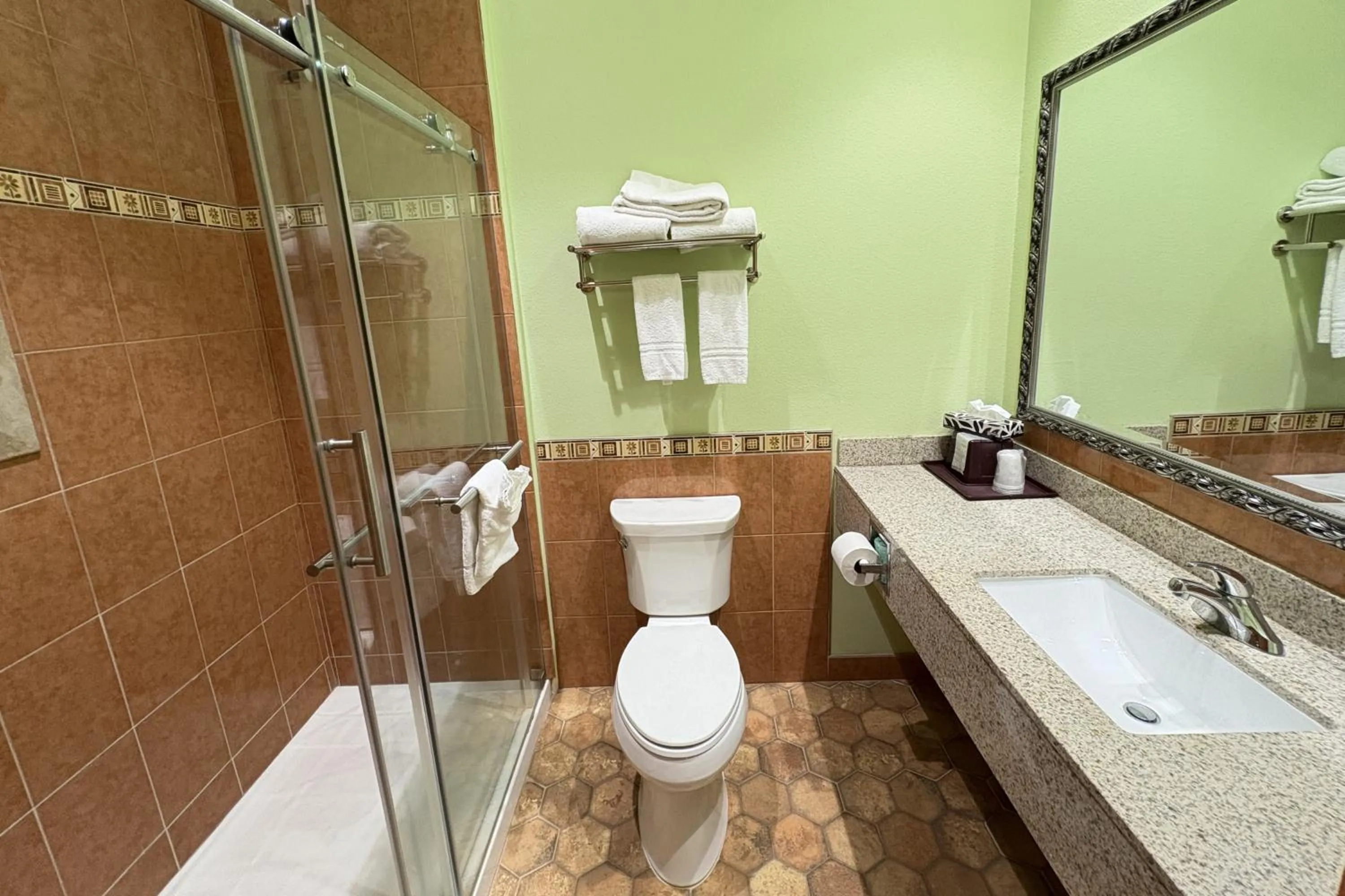 Bathroom in Regency Inn & Suites By Capital O Houston IAH Airport