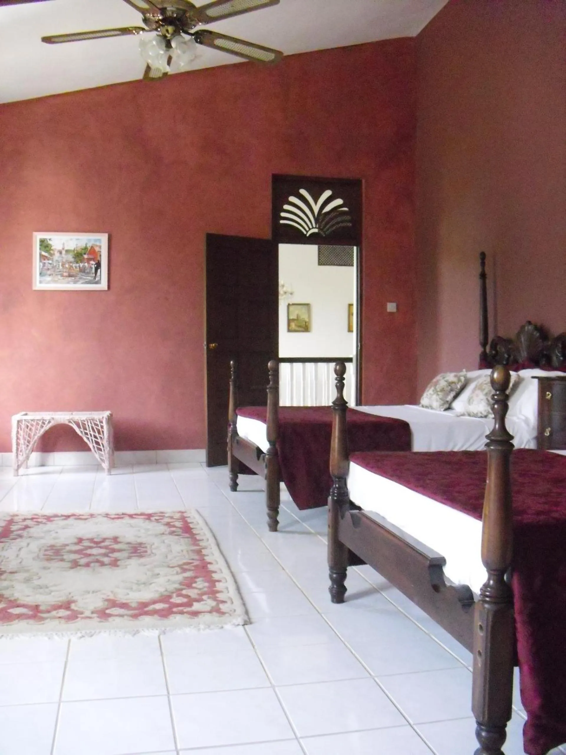 Garden view, Bed in Tamarind Great House