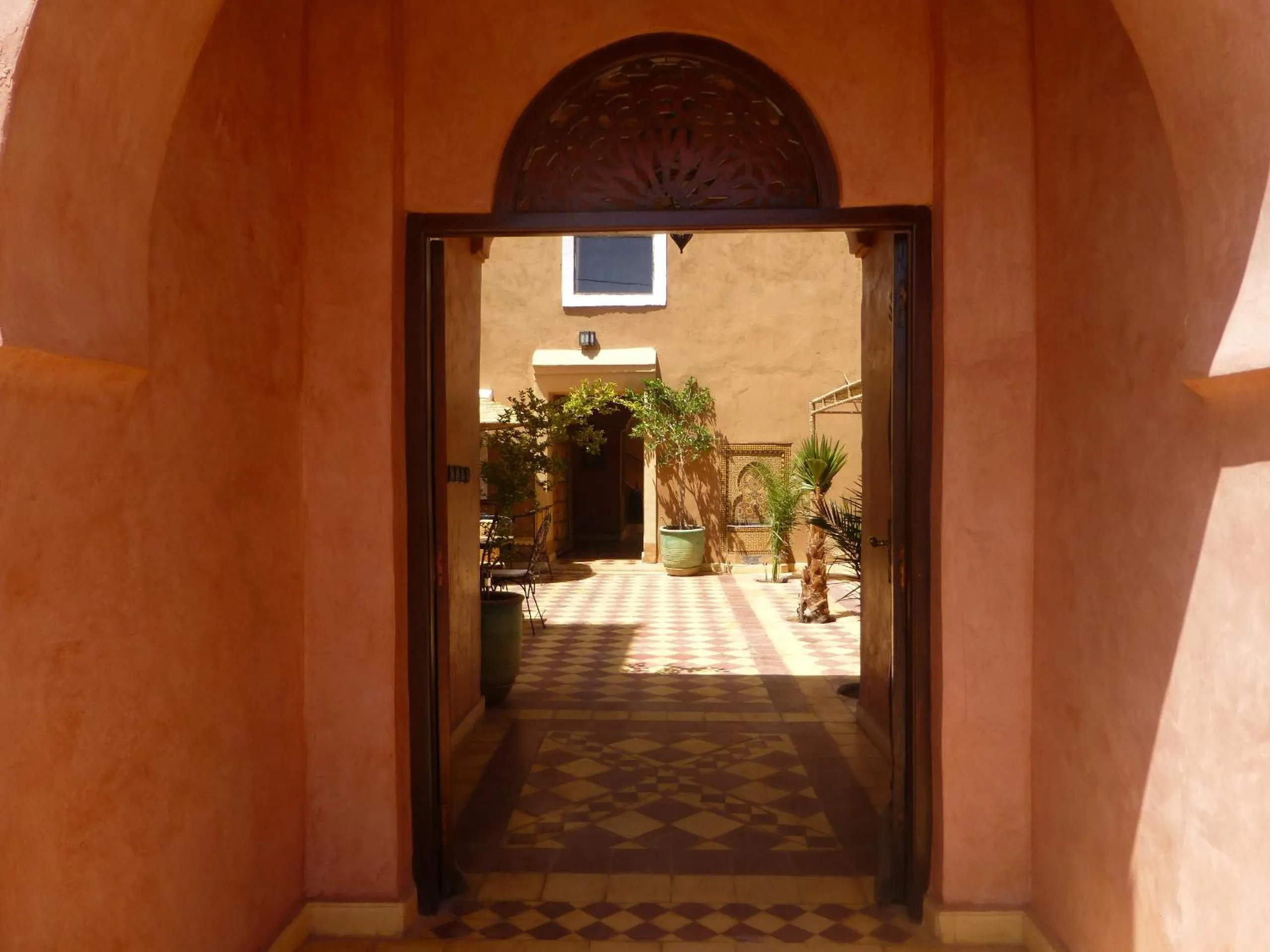 Facade/entrance in Kasbah La Cigogne