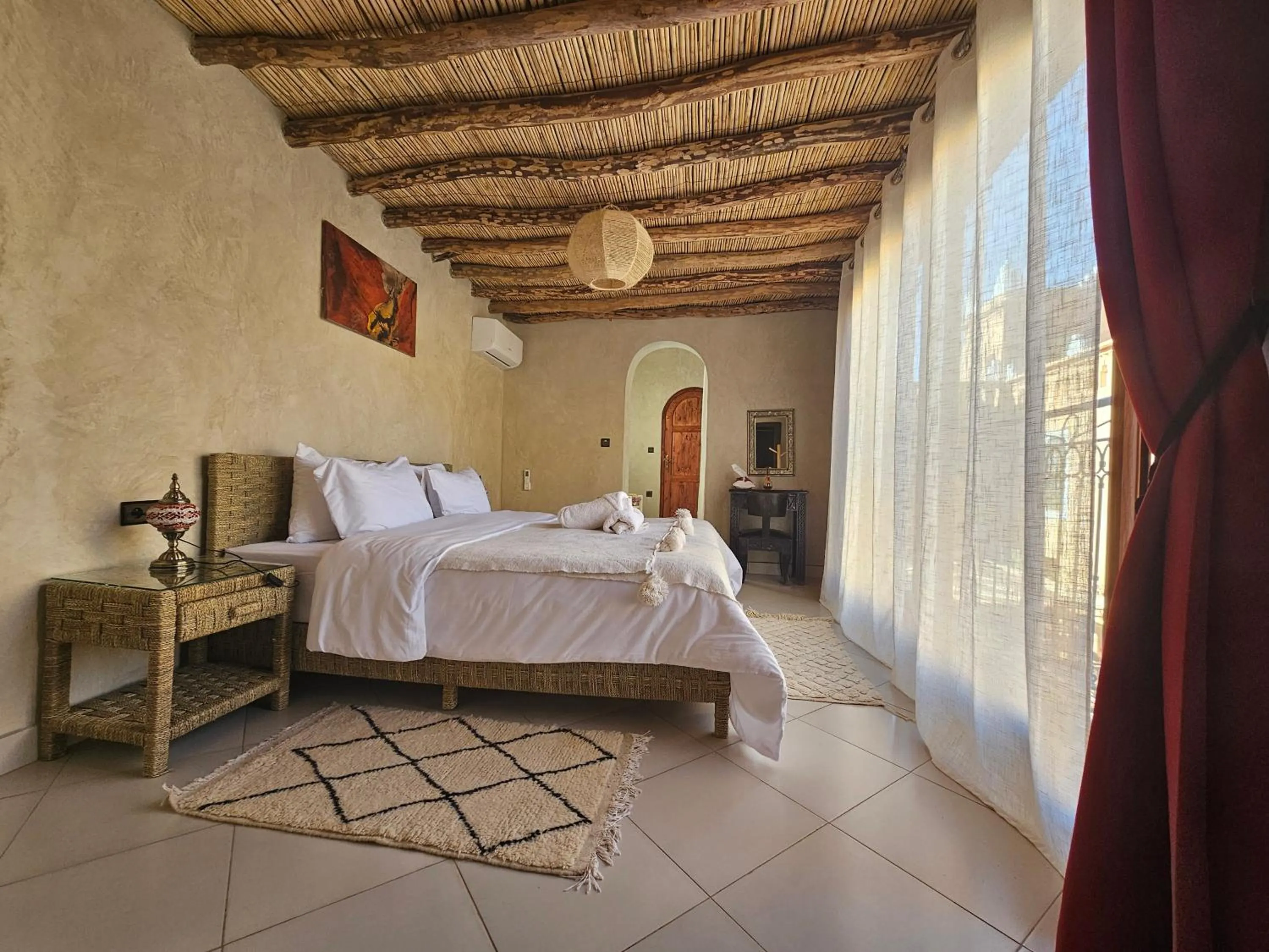 Bedroom, Bed in Kasbah La Cigogne