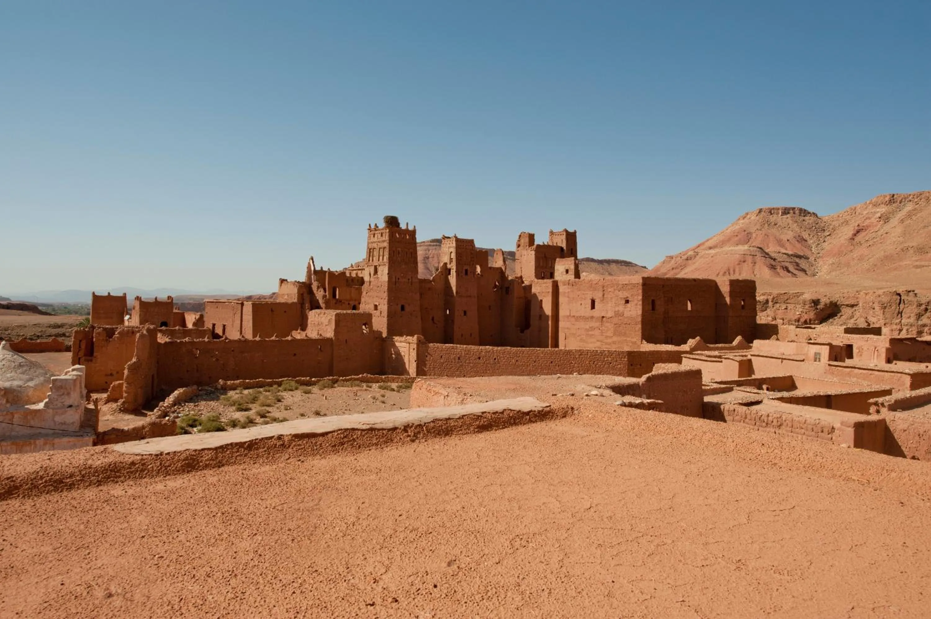 Area and facilities in Kasbah La Cigogne