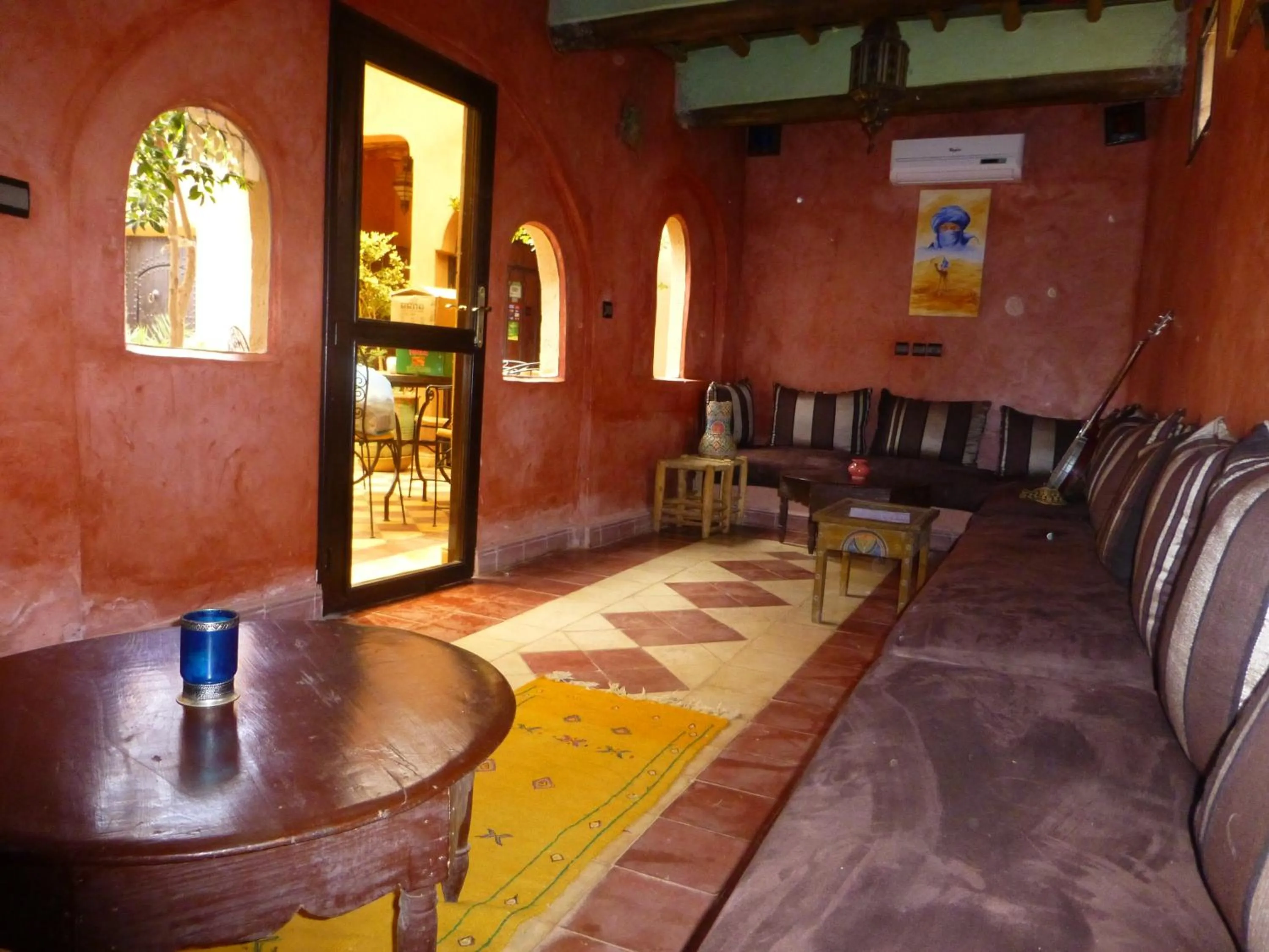 Living room in Kasbah La Cigogne
